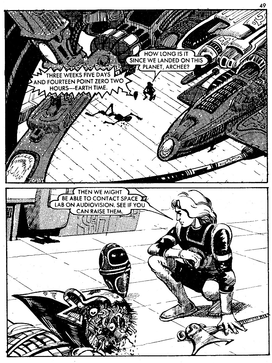 Read online Starblazer comic -  Issue #1 - 49