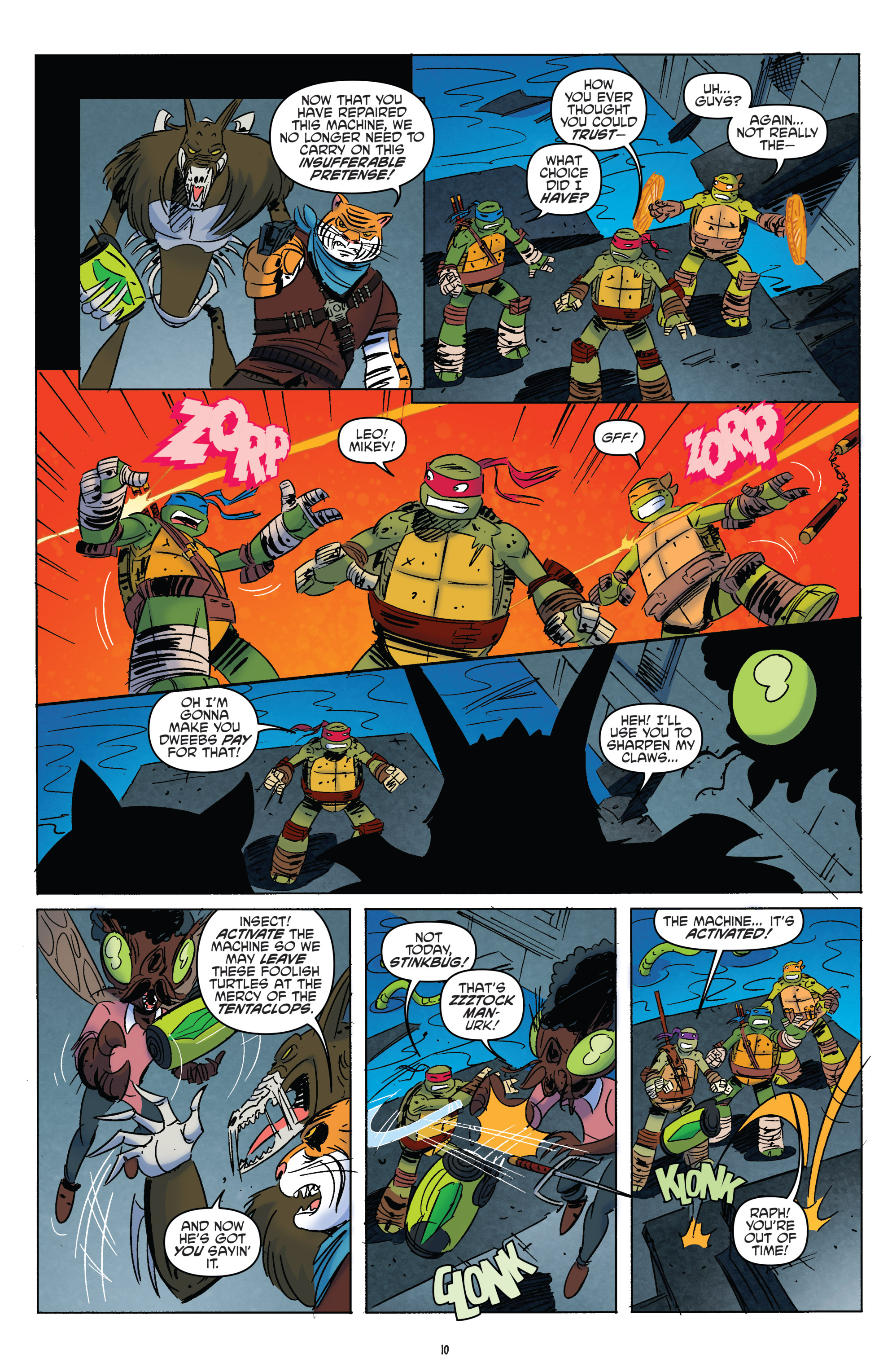 Read online Teenage Mutant Ninja Turtles New Animated Adventures comic -  Issue #18 - 12