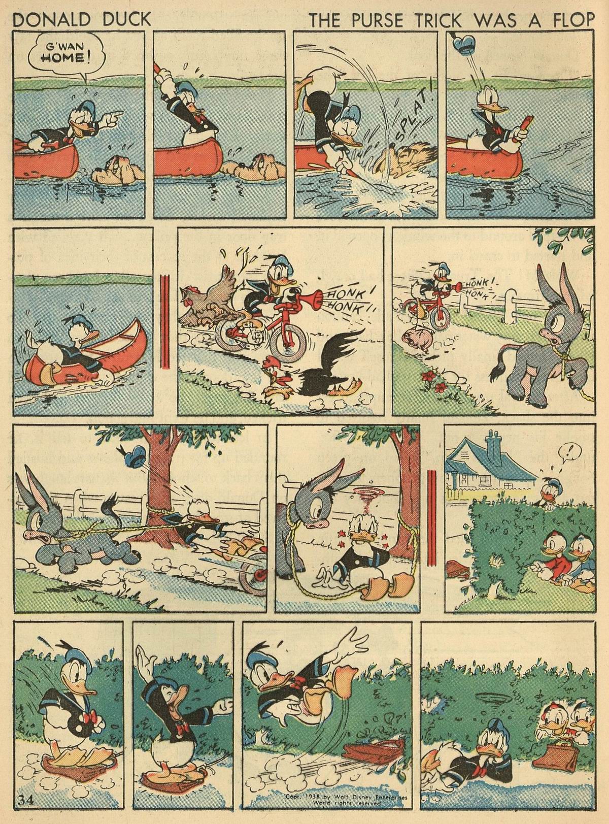 Read online Walt Disney's Comics and Stories comic -  Issue #8 - 36
