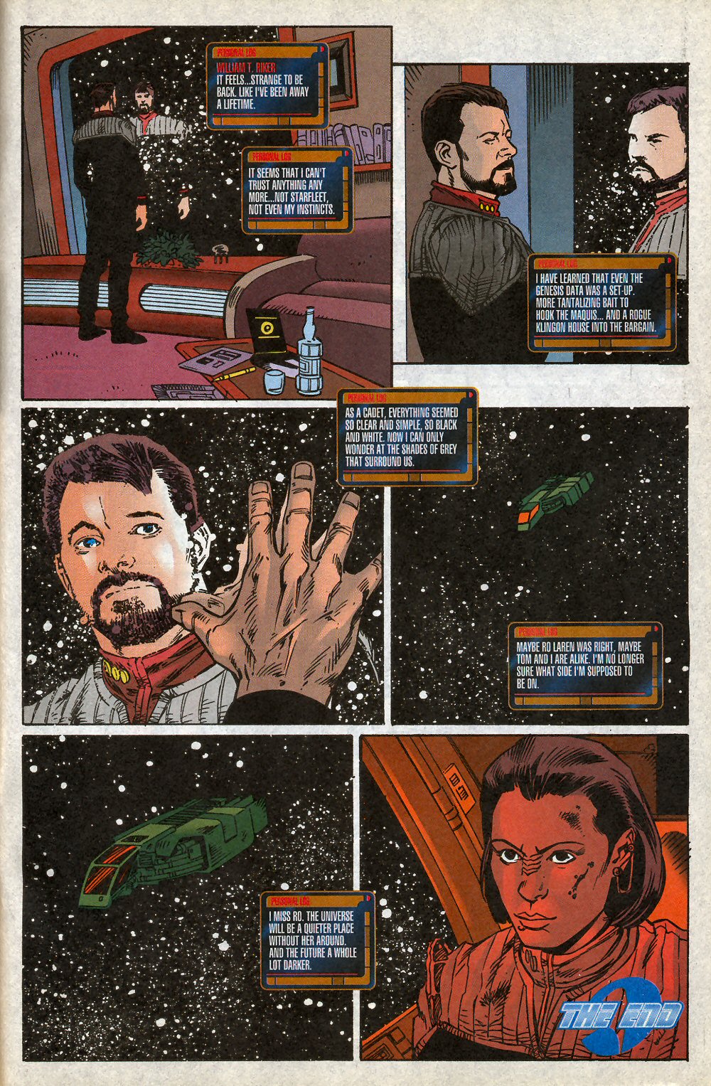 Read online Star Trek: The Next Generation - Riker comic -  Issue # Full - 41