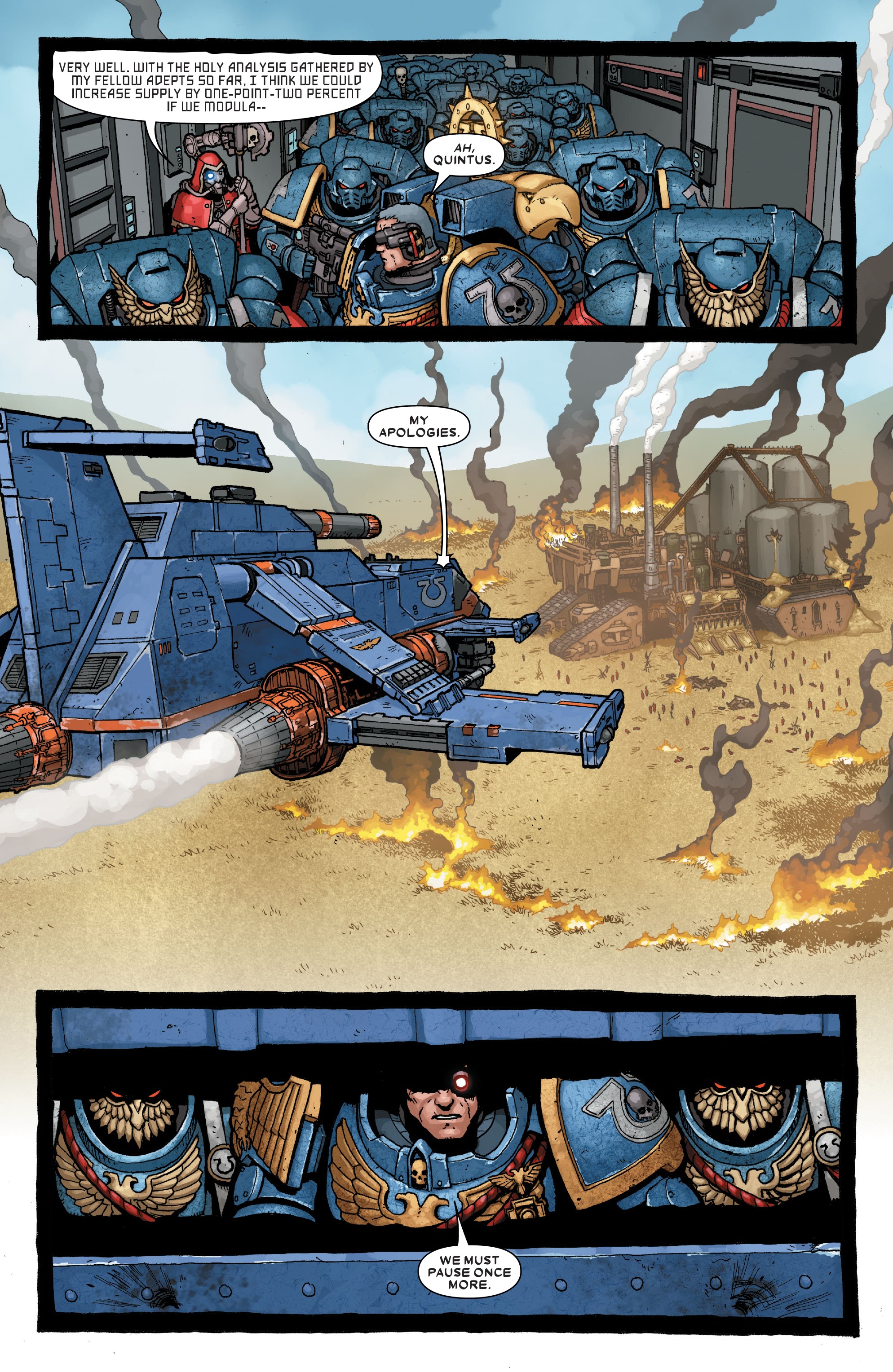 Read online Warhammer 40,000: Marneus Calgar comic -  Issue #1 - 10