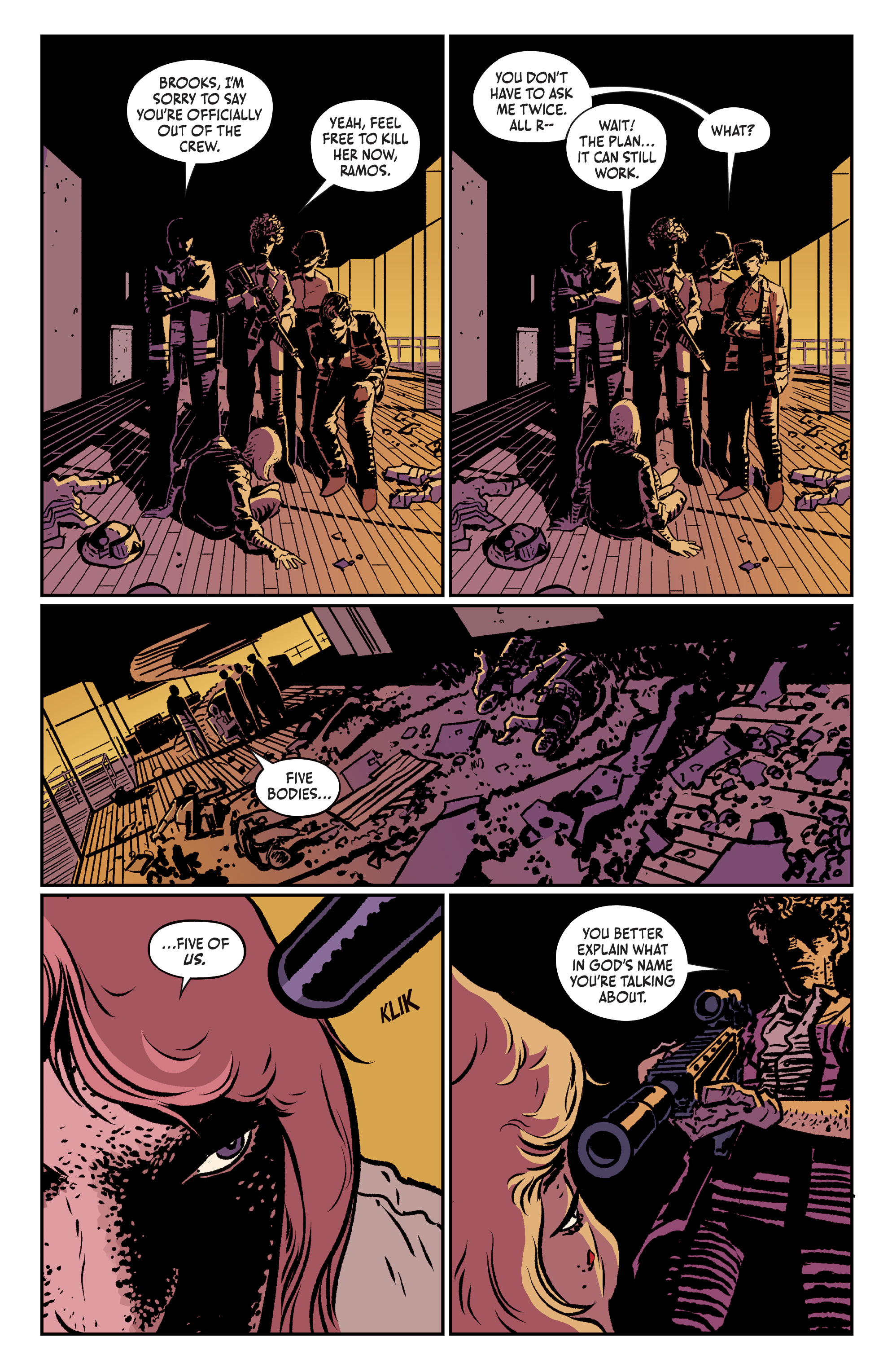 Read online Dark Spaces: Wildfire comic -  Issue #5 - 10