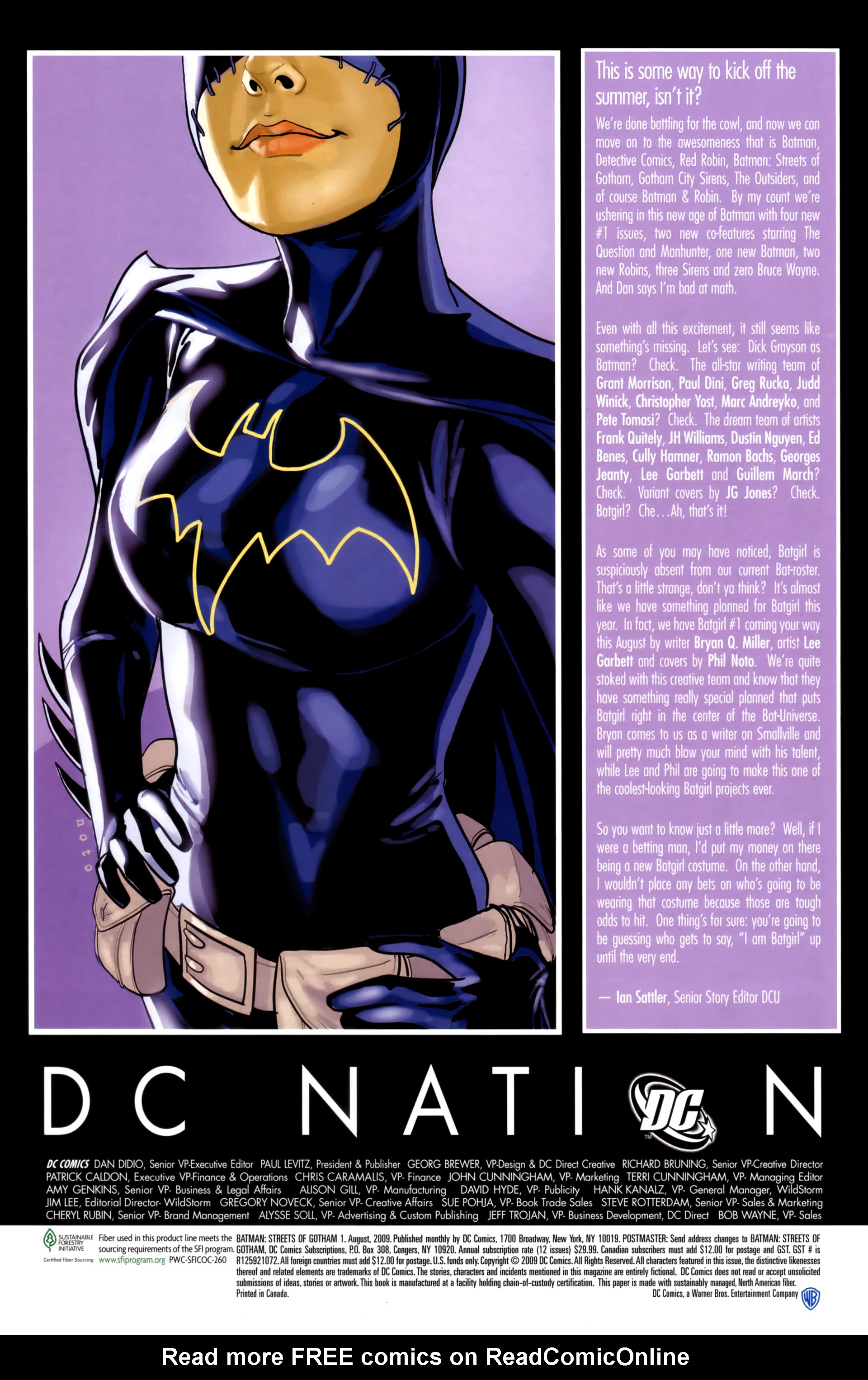Read online Batman: Streets Of Gotham comic -  Issue #1 - 33