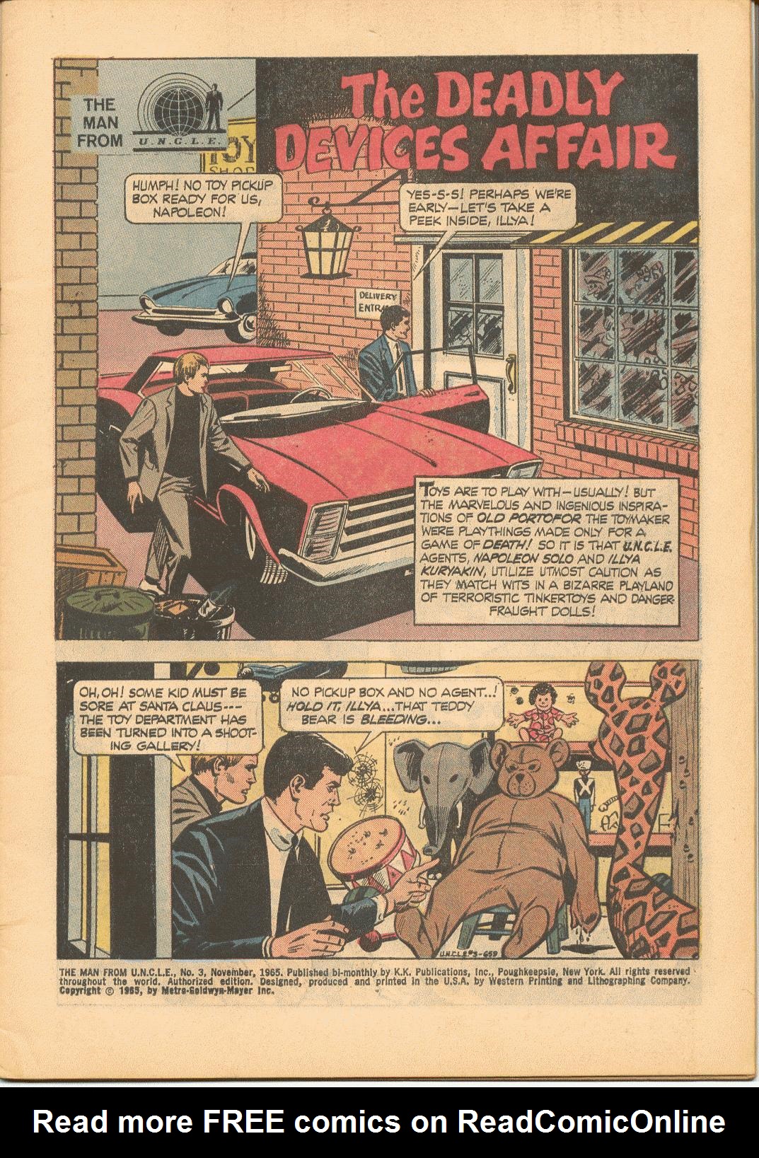 Read online The Man From U.N.C.L.E. comic -  Issue #3 - 3