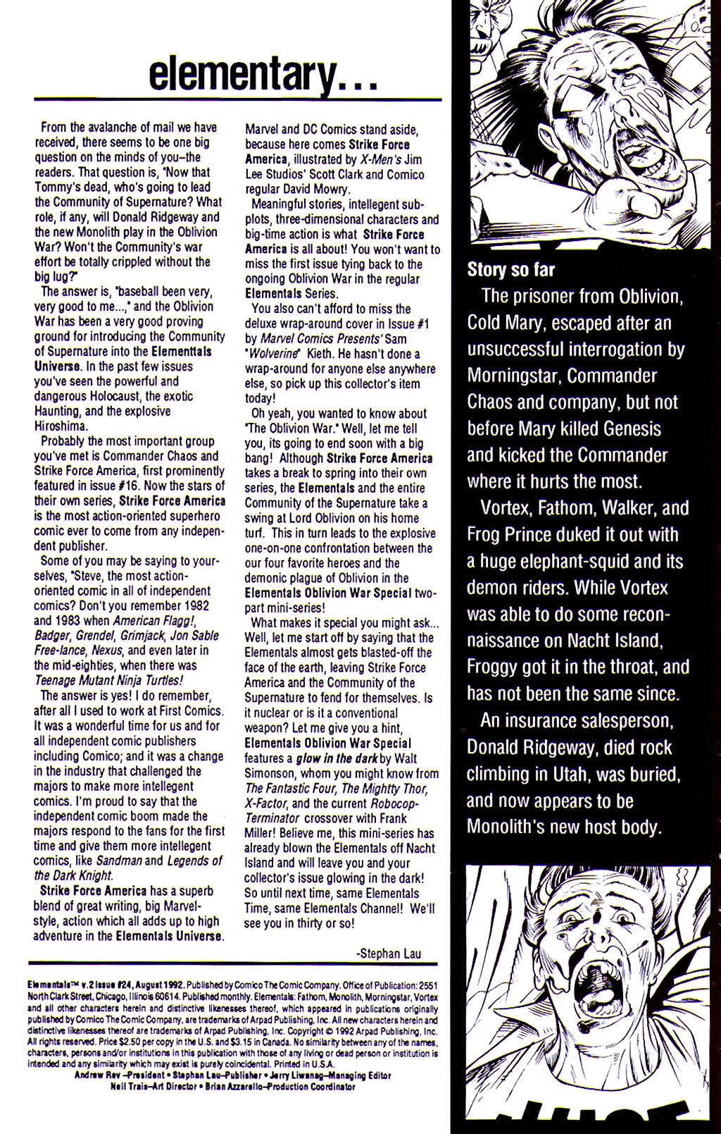 Read online Elementals (1989) comic -  Issue #24 - 2