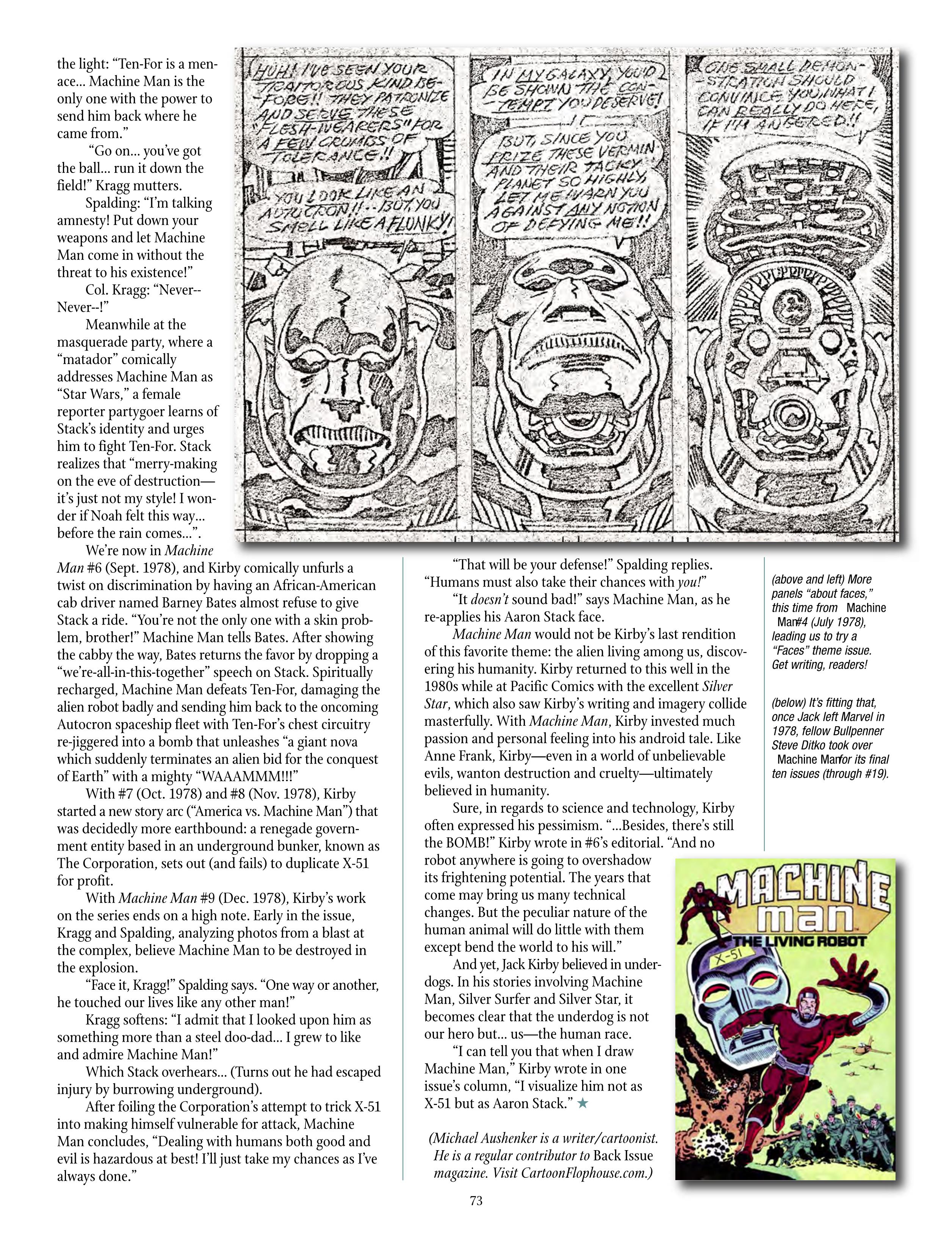 Read online The Jack Kirby Collector comic -  Issue #68 - 75