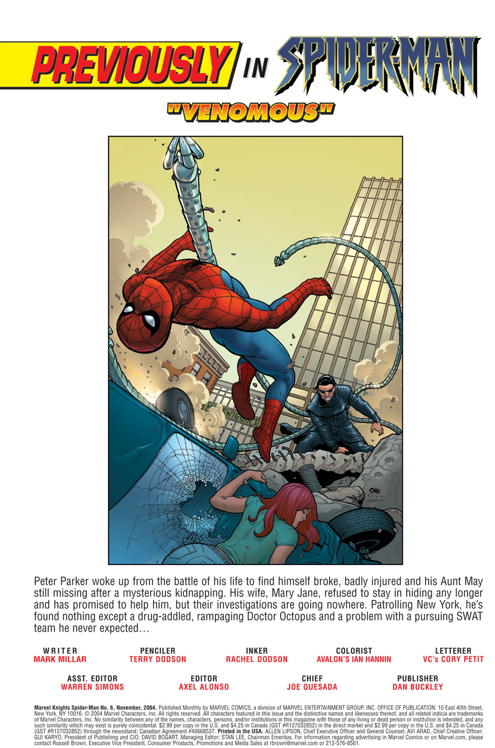 Read online Marvel Knights Spider-Man (2004) comic -  Issue #6 - 2