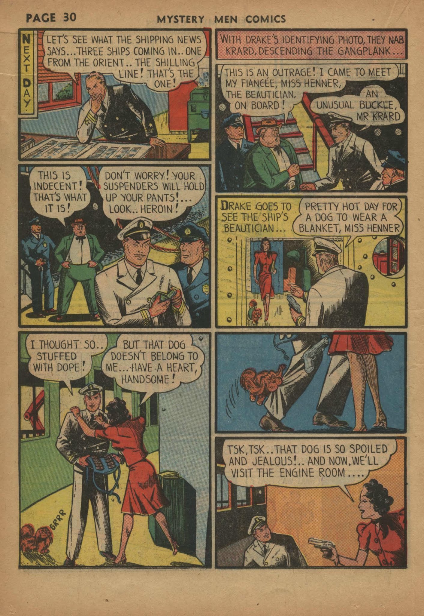 Read online Mystery Men Comics comic -  Issue #5 - 32