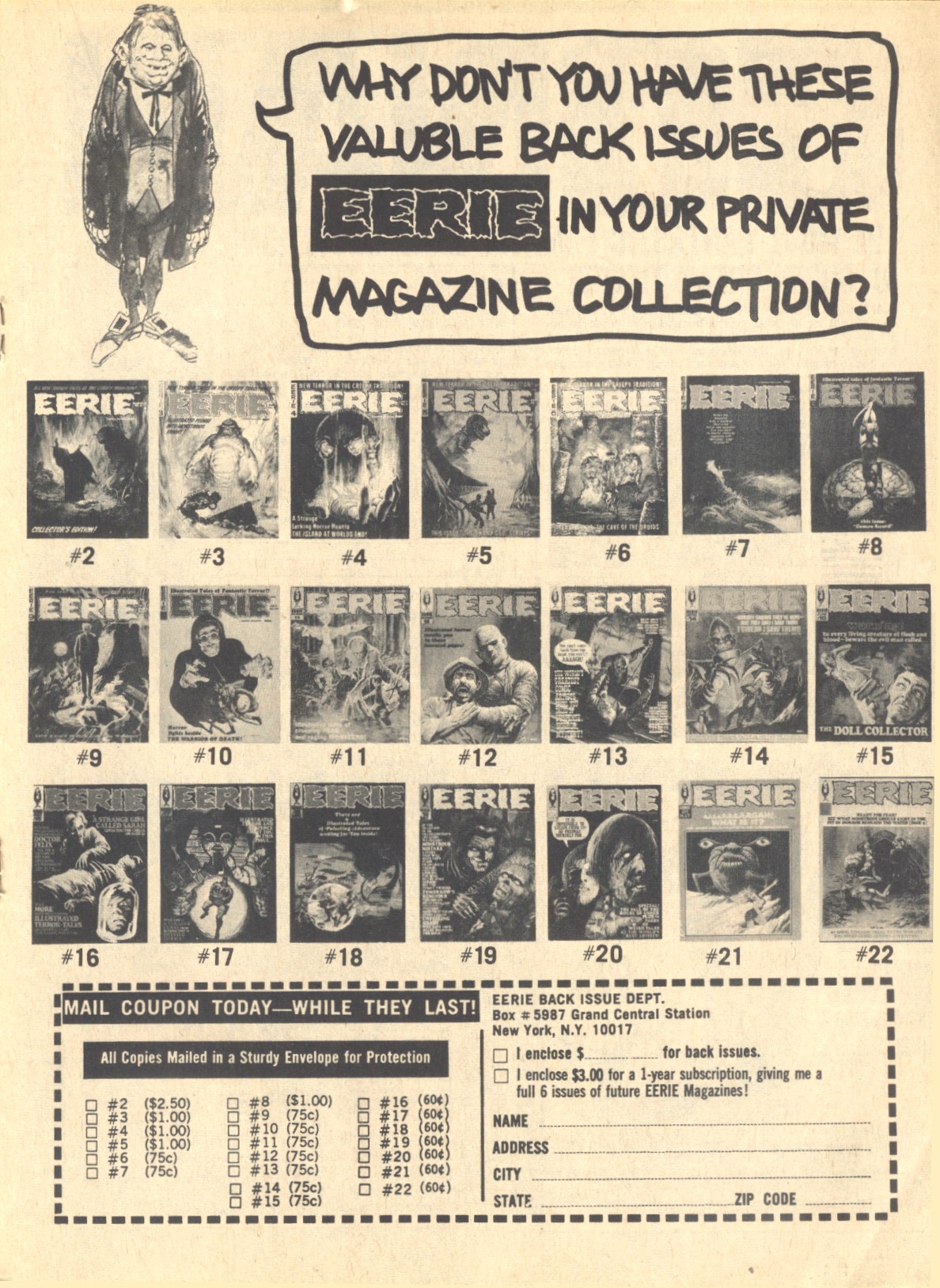 Read online Creepy (1964) comic -  Issue #28 - 35