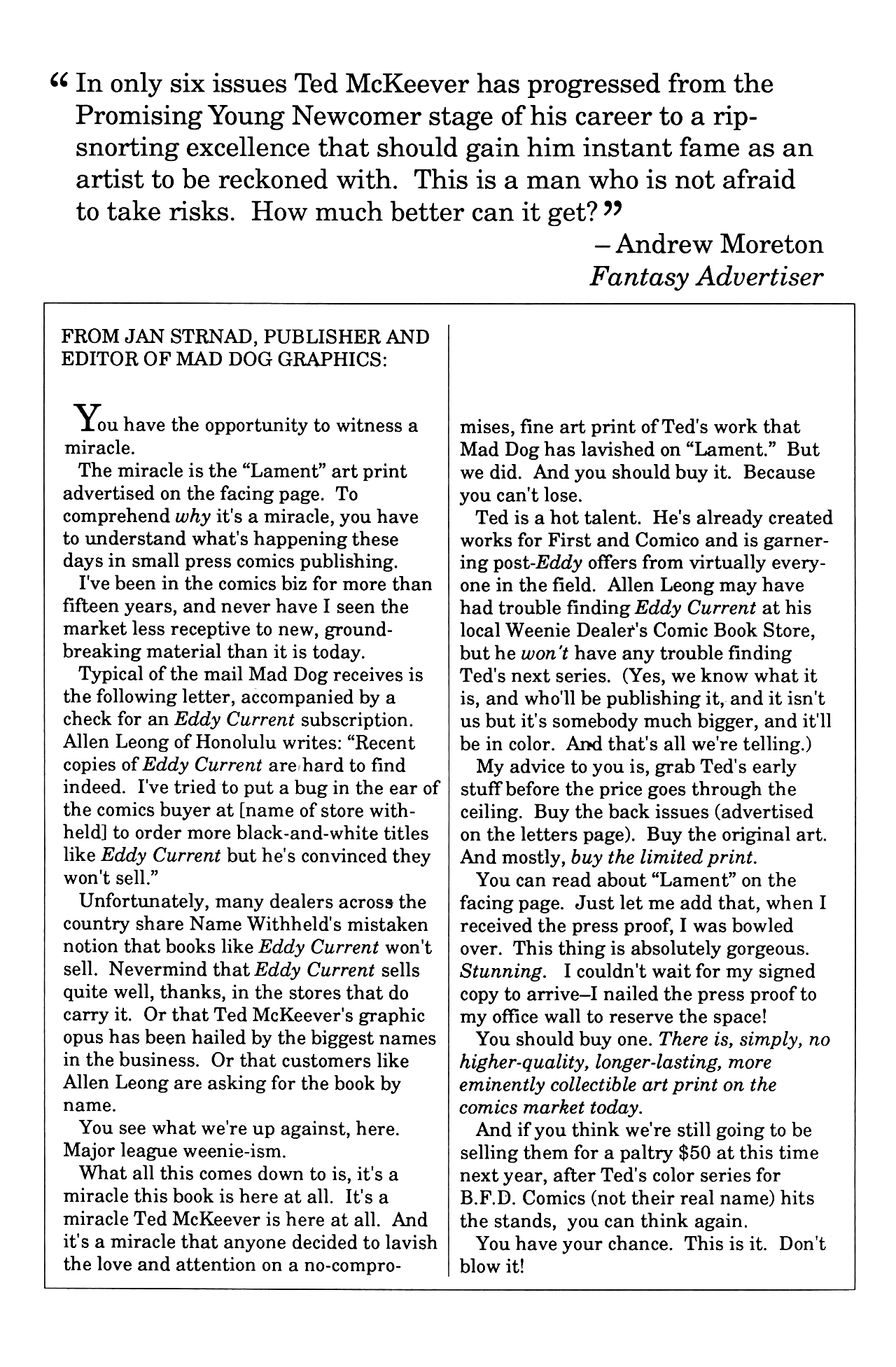 Read online Eddy Current comic -  Issue #8 - 33