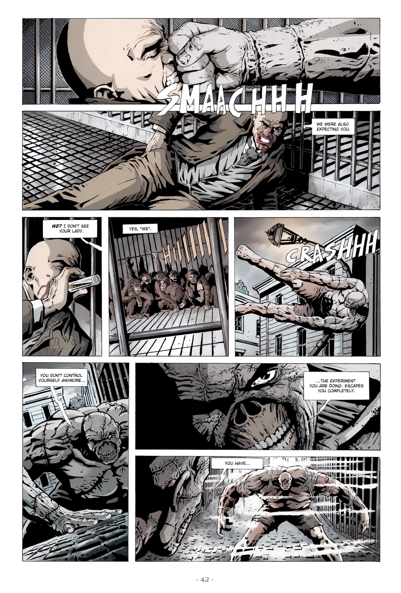 Read online Mister Hyde contre Frankenstein comic -  Issue #2 - 43