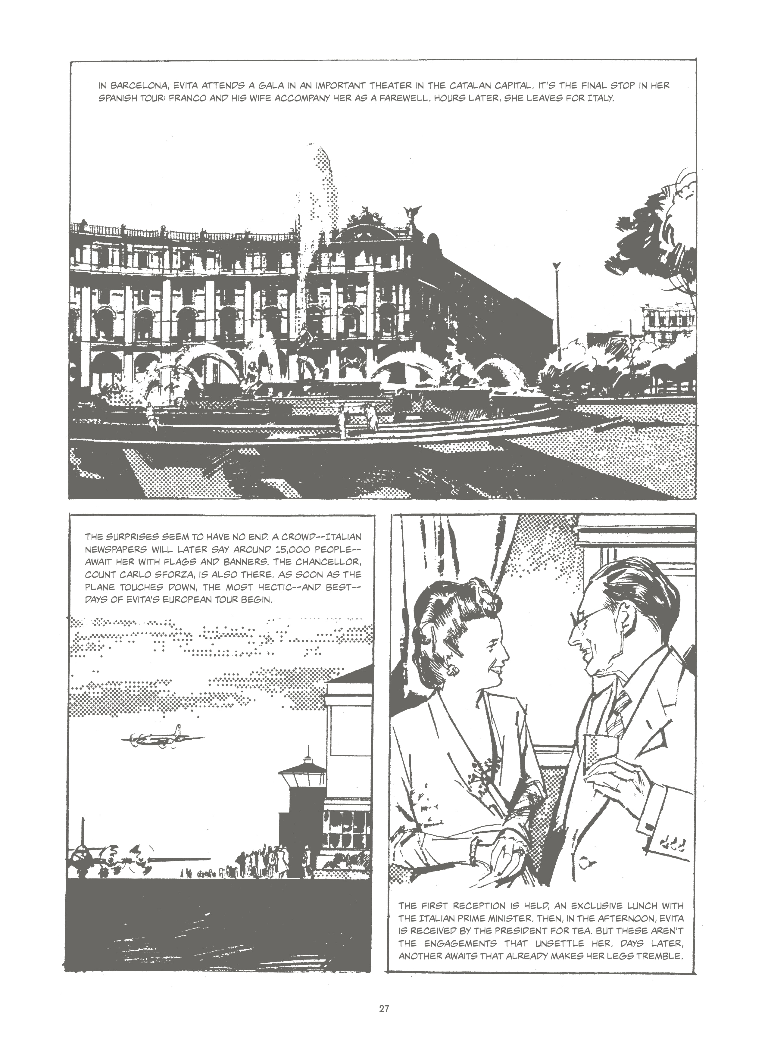 Read online Evita, the Life and Work of Eva Perón comic -  Issue # TPB - 32