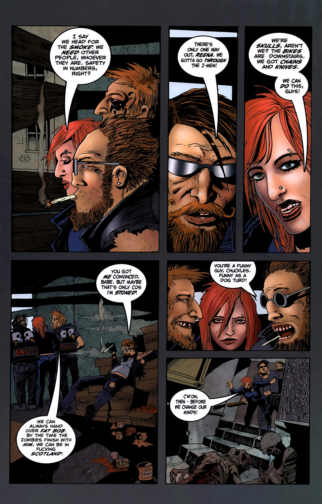 Read online The Dead: Kingdom of Flies comic -  Issue #4 - 8