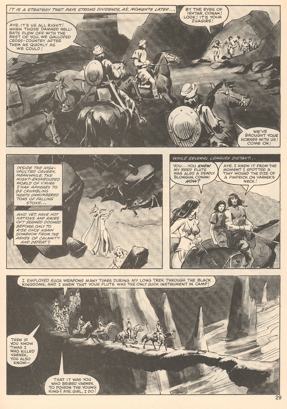 Read online The Savage Sword Of Conan comic -  Issue #76 - 29