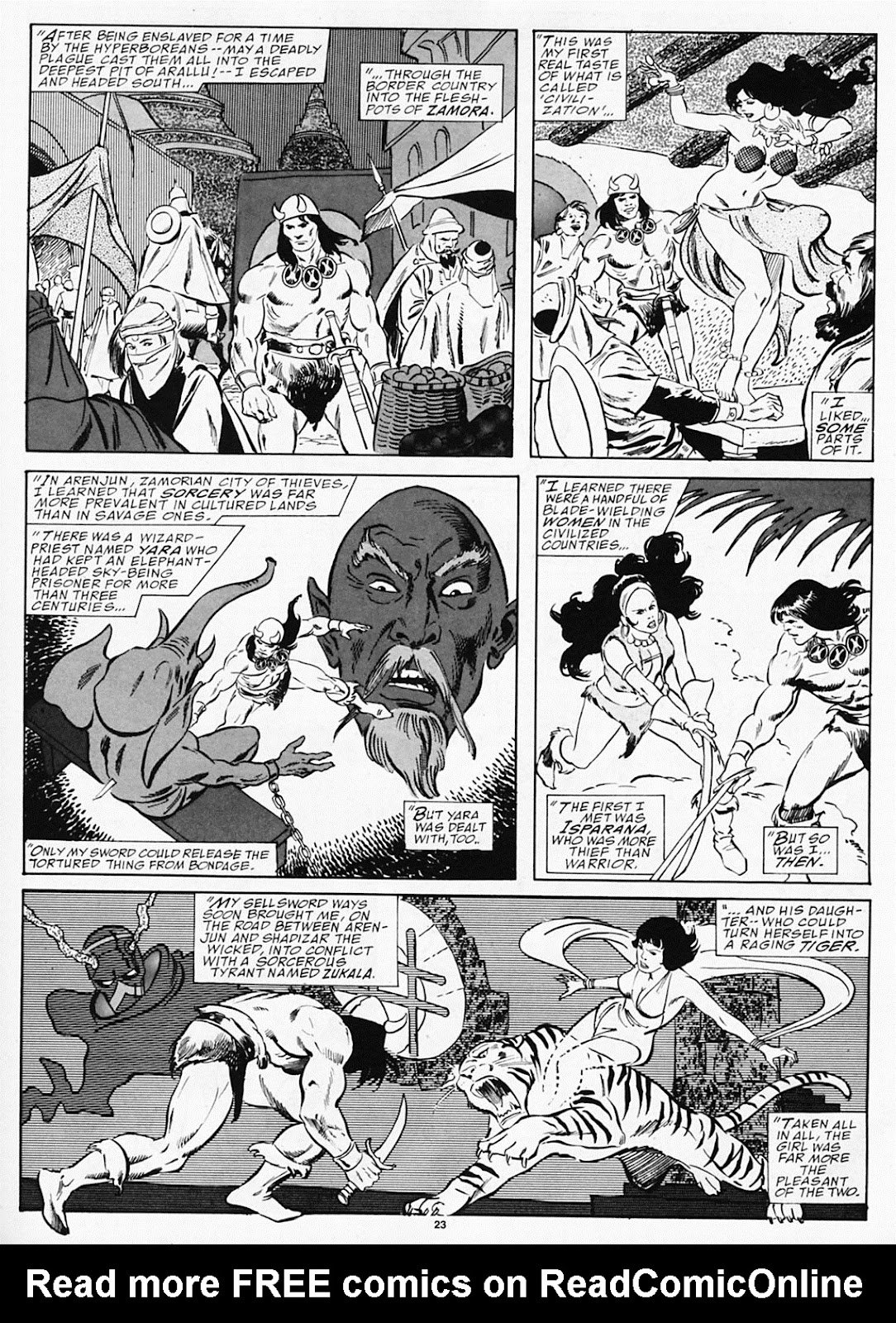 The Savage Sword Of Conan issue 190 - Page 25