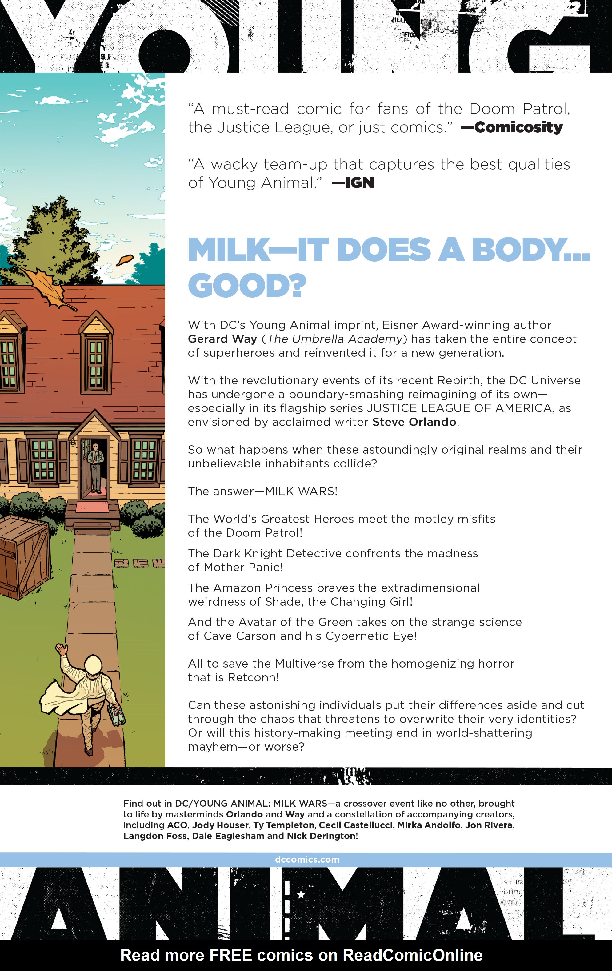 Read online DC/Young Animal: Milk Wars comic -  Issue # TPB (Part 2) - 114