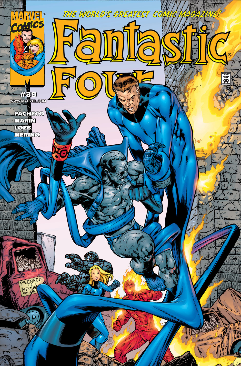 Read online Fantastic Four (1998) comic -  Issue #39 - 1