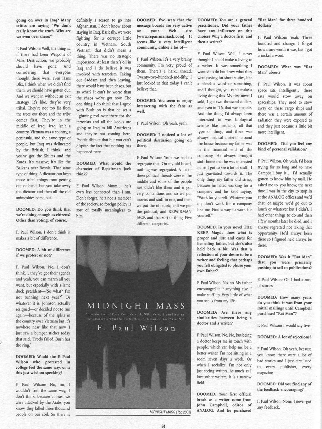 Read online Doomed (2005) comic -  Issue #2 - 66