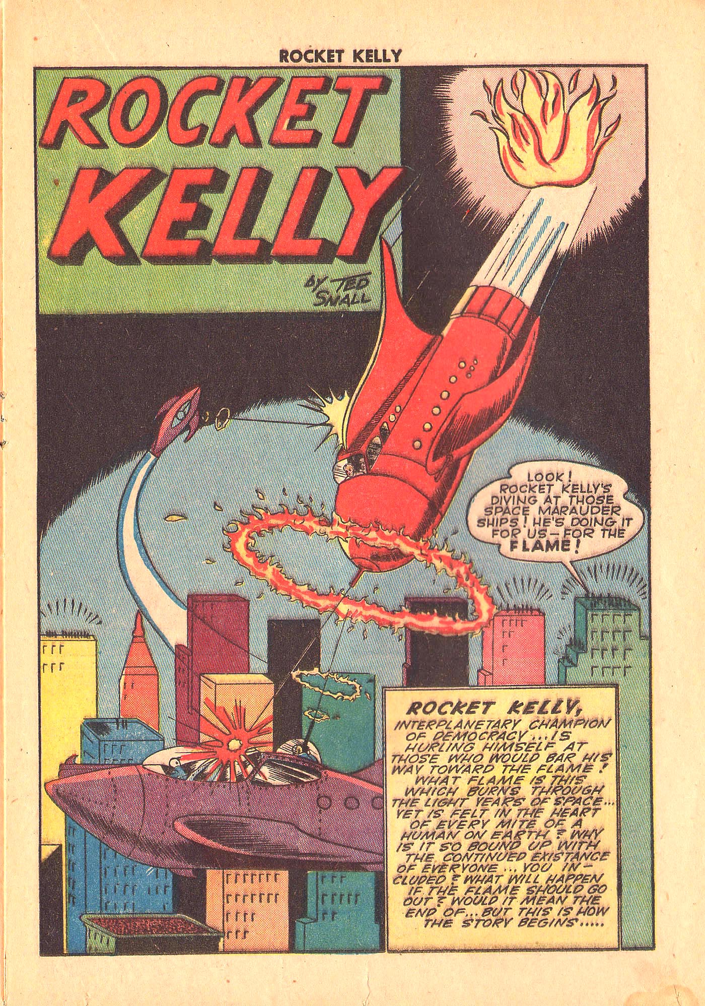 Read online Rocket Kelly (1945) comic -  Issue #1 - 13