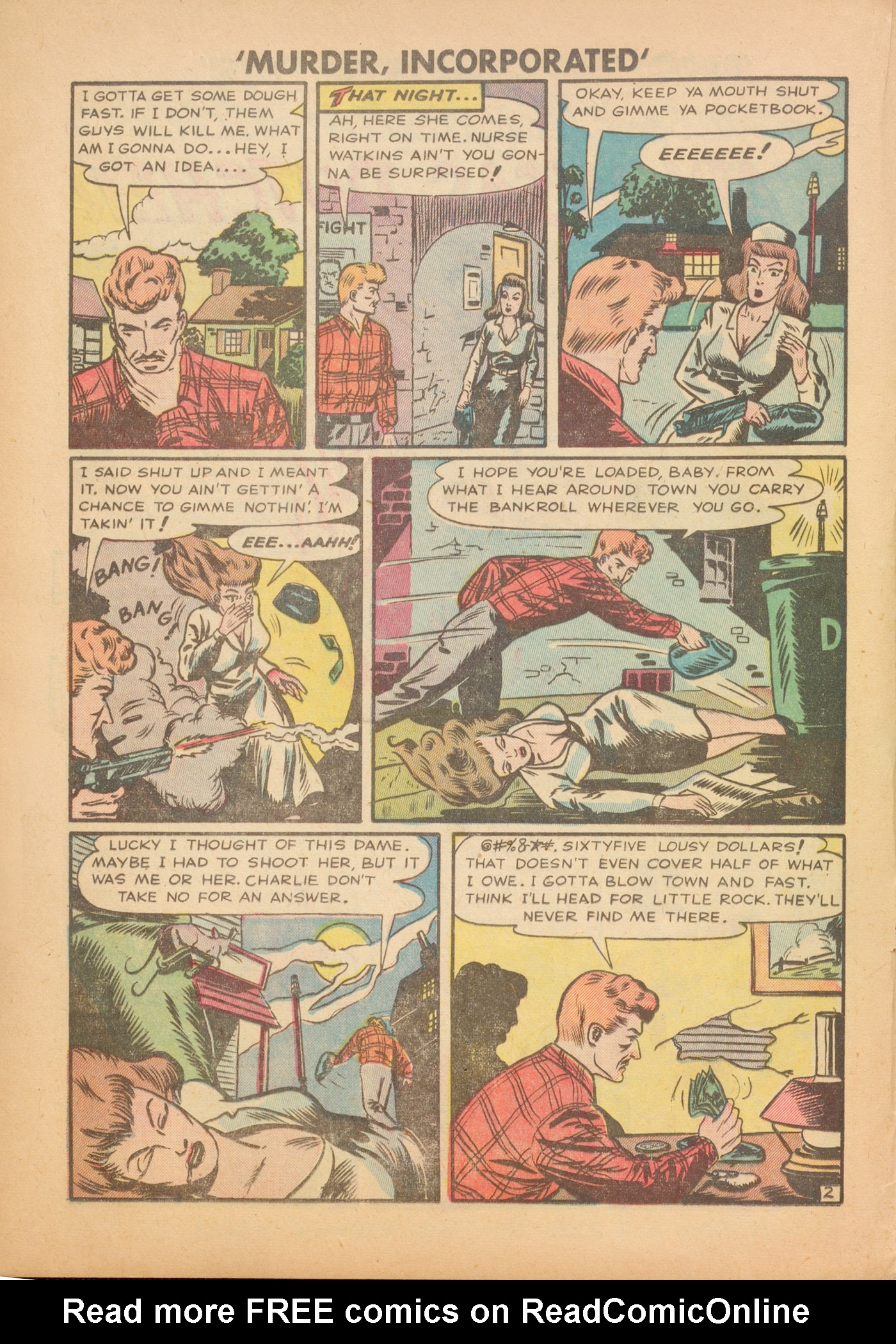 Read online Murder Incorporated (1948) comic -  Issue #5 - 14
