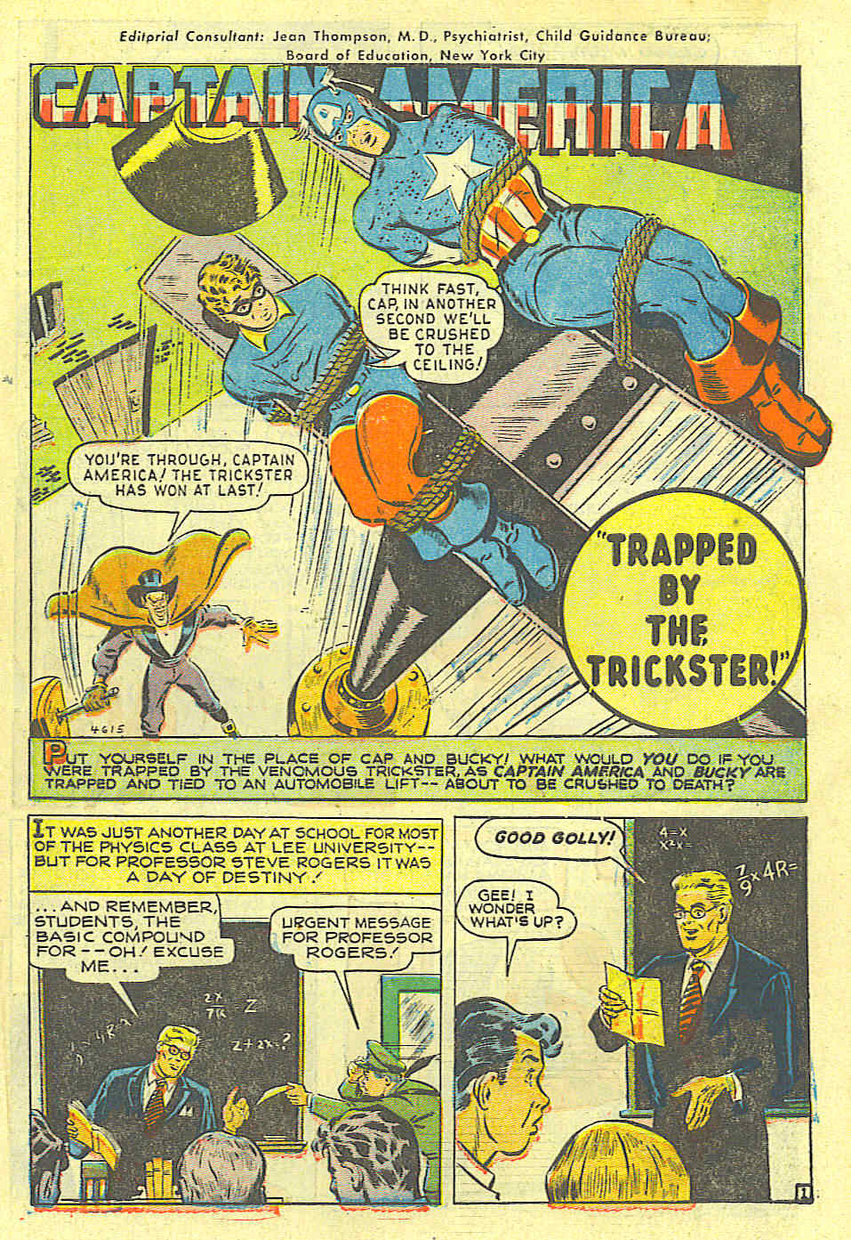 Read online Captain America Comics comic -  Issue #71 - 2