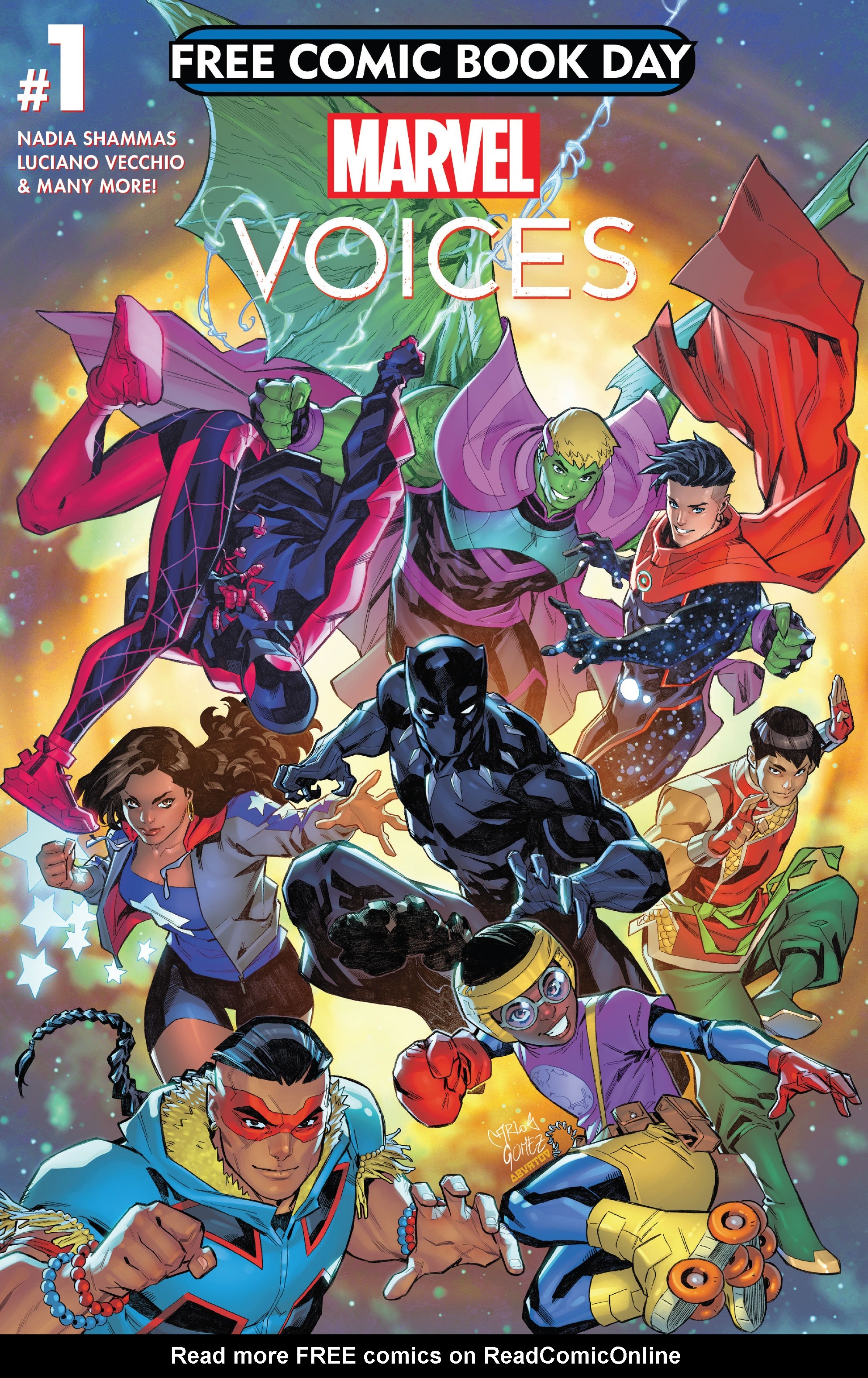 Read online Free Comic Book Day 2022 comic -  Issue # Marvel Voices - 1