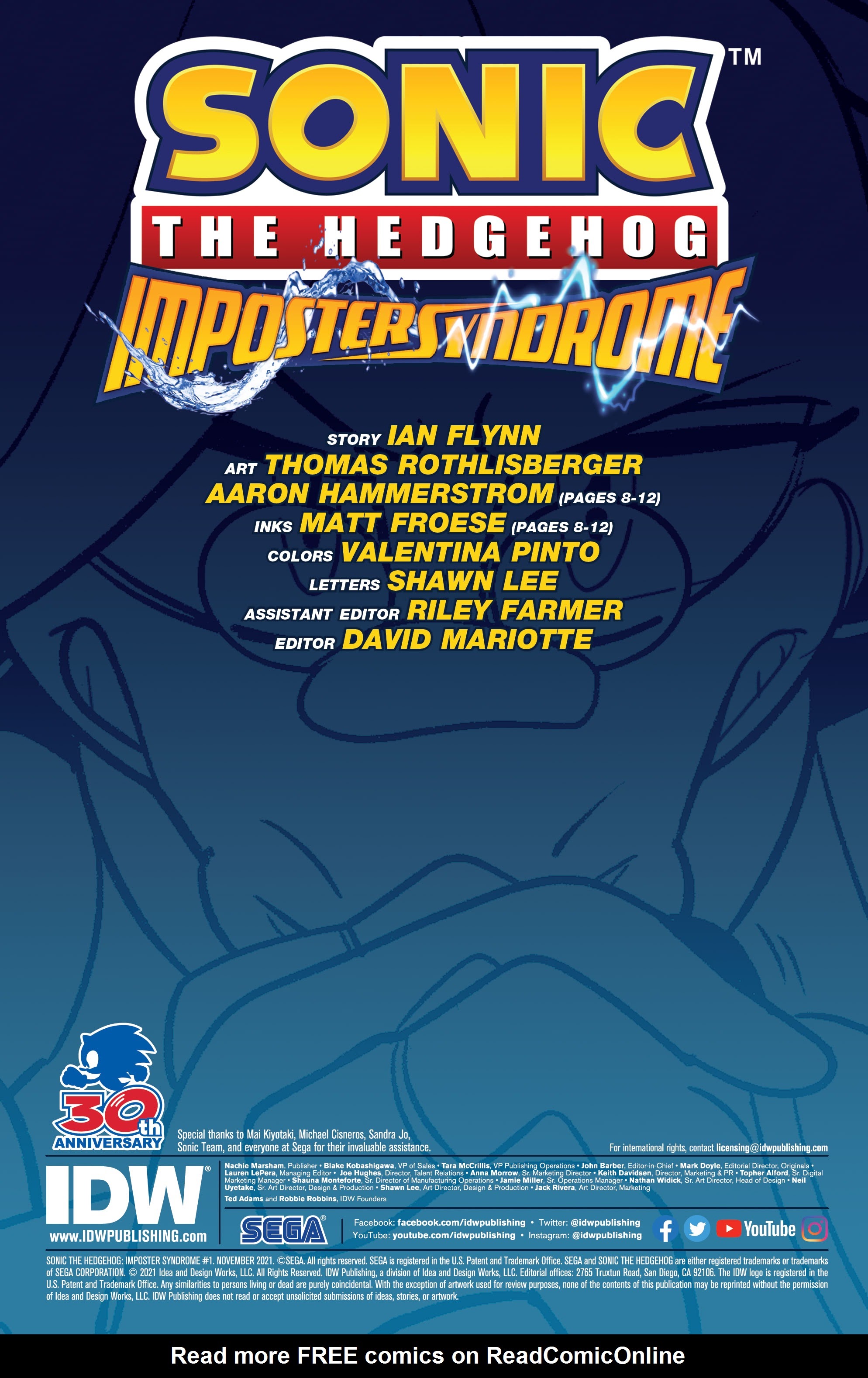 Read online Sonic the Hedgehog: Imposter Syndrome comic -  Issue #1 - 2