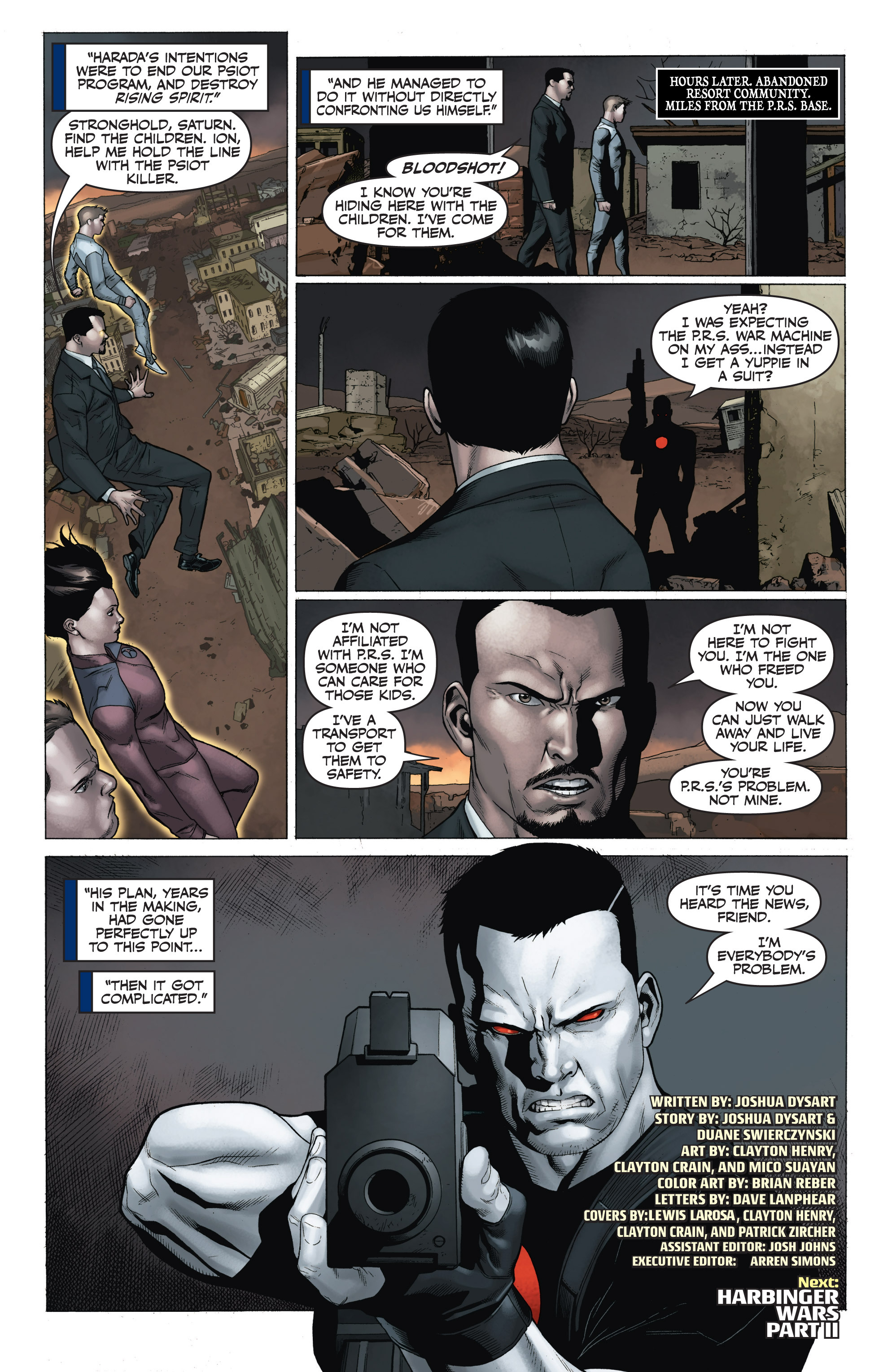 Read online Armor Hunters: Harbinger comic -  Issue # TPB - 104