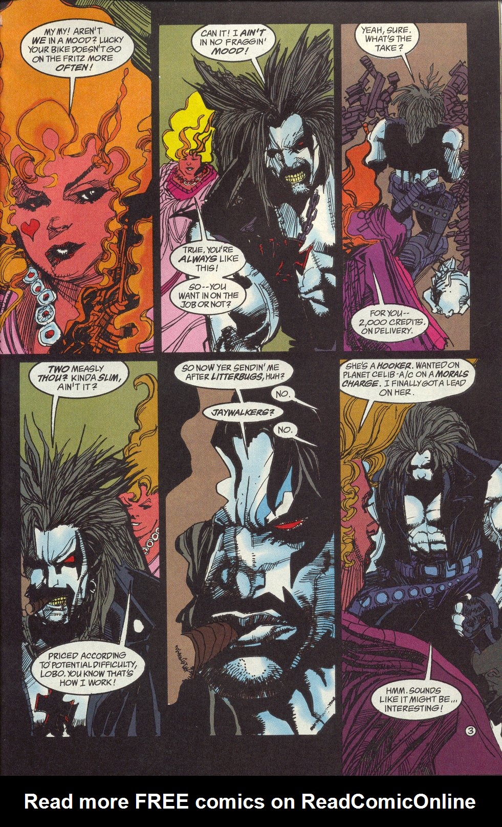 Read online Lobo: Blazing Chain of Love comic -  Issue # Full - 4