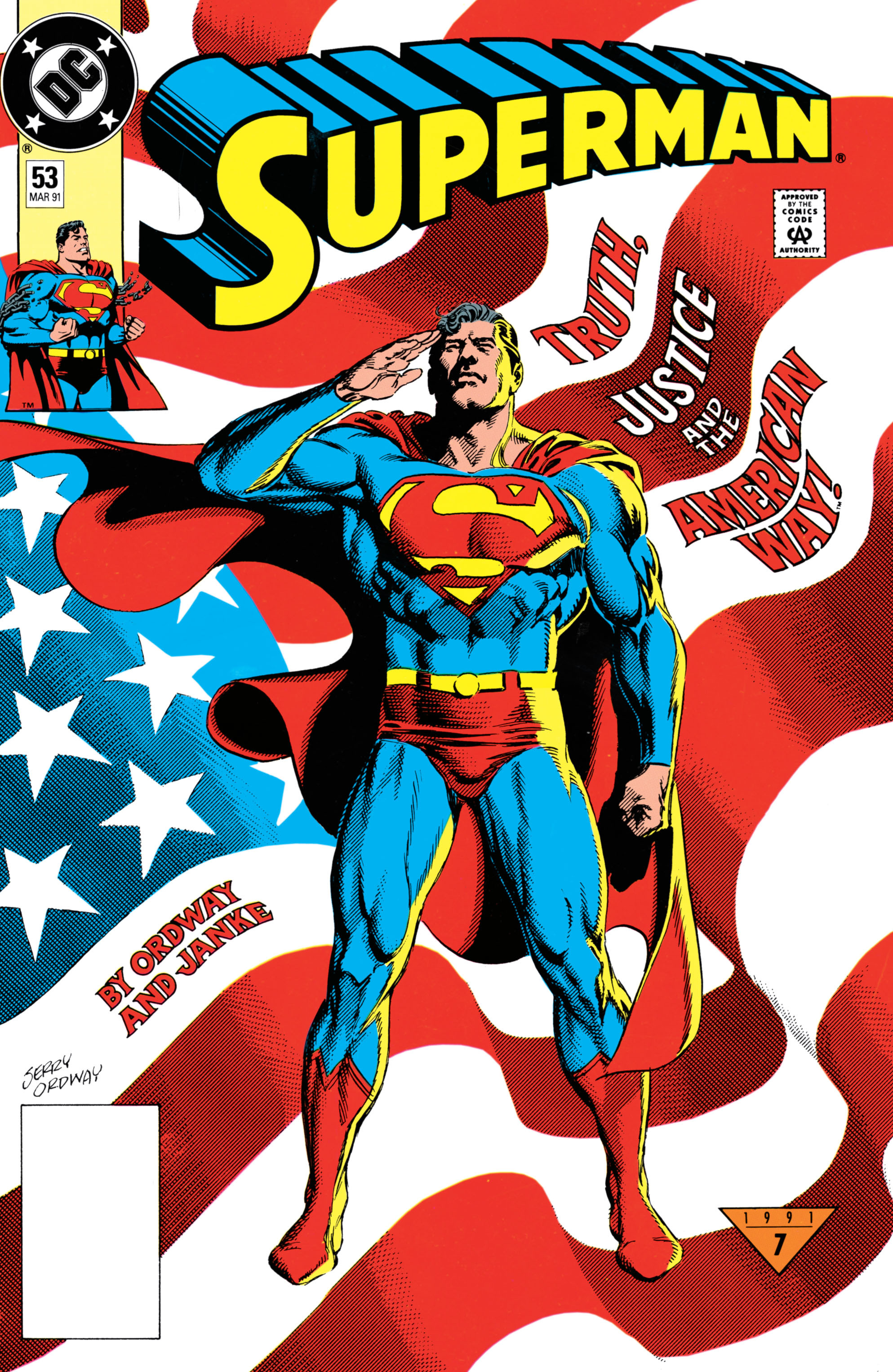 Read online Superman (1987) comic -  Issue #53 - 1