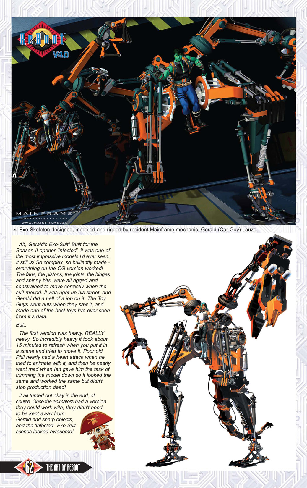 Read online The Art of Reboot comic -  Issue # TPB - 61