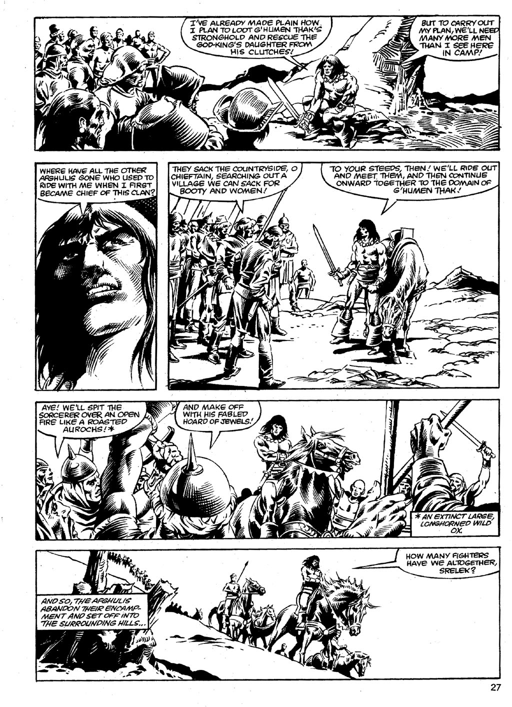 Read online The Savage Sword Of Conan comic -  Issue #85 - 27