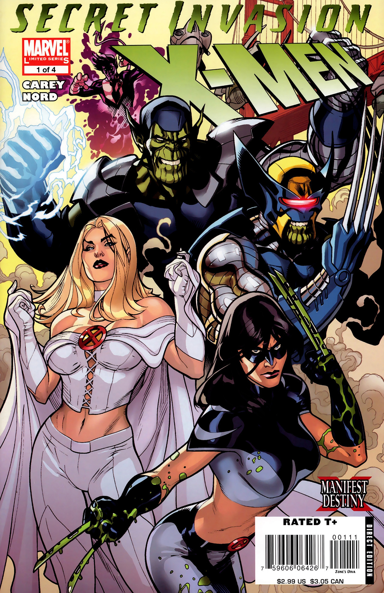 Read online Secret Invasion: X-Men comic -  Issue #1 - 1