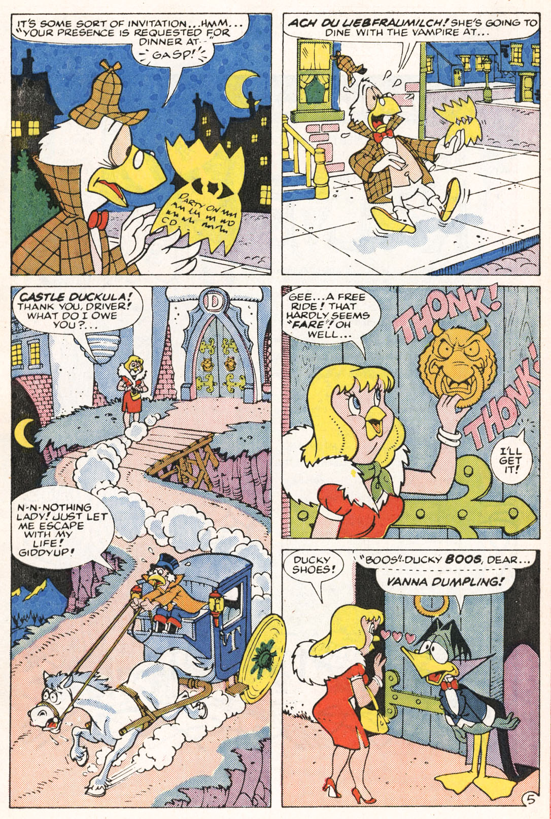 Read online Count Duckula comic -  Issue #5 - 8