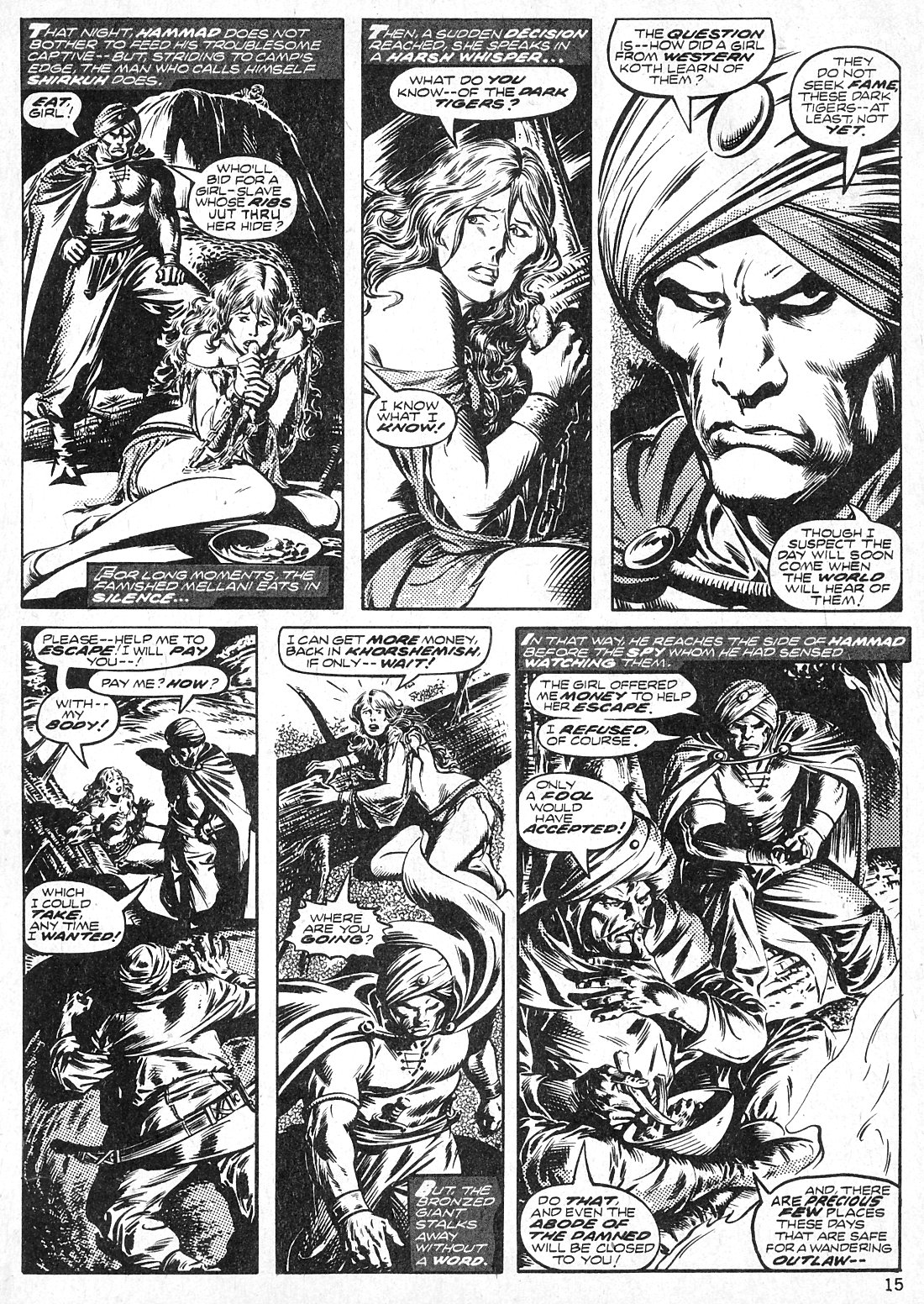 Read online The Savage Sword Of Conan comic -  Issue #11 - 15