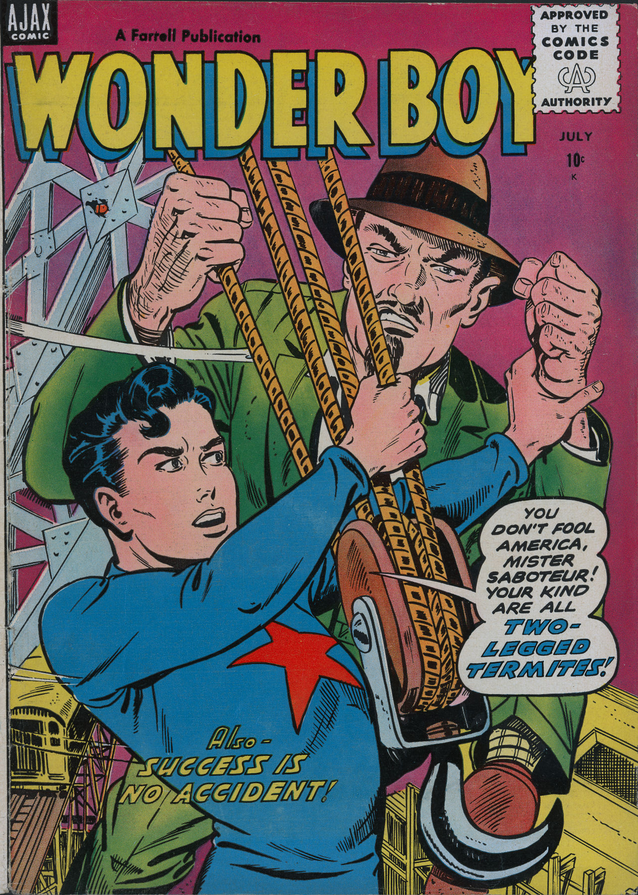 Read online Wonder Boy comic -  Issue #18 - 1