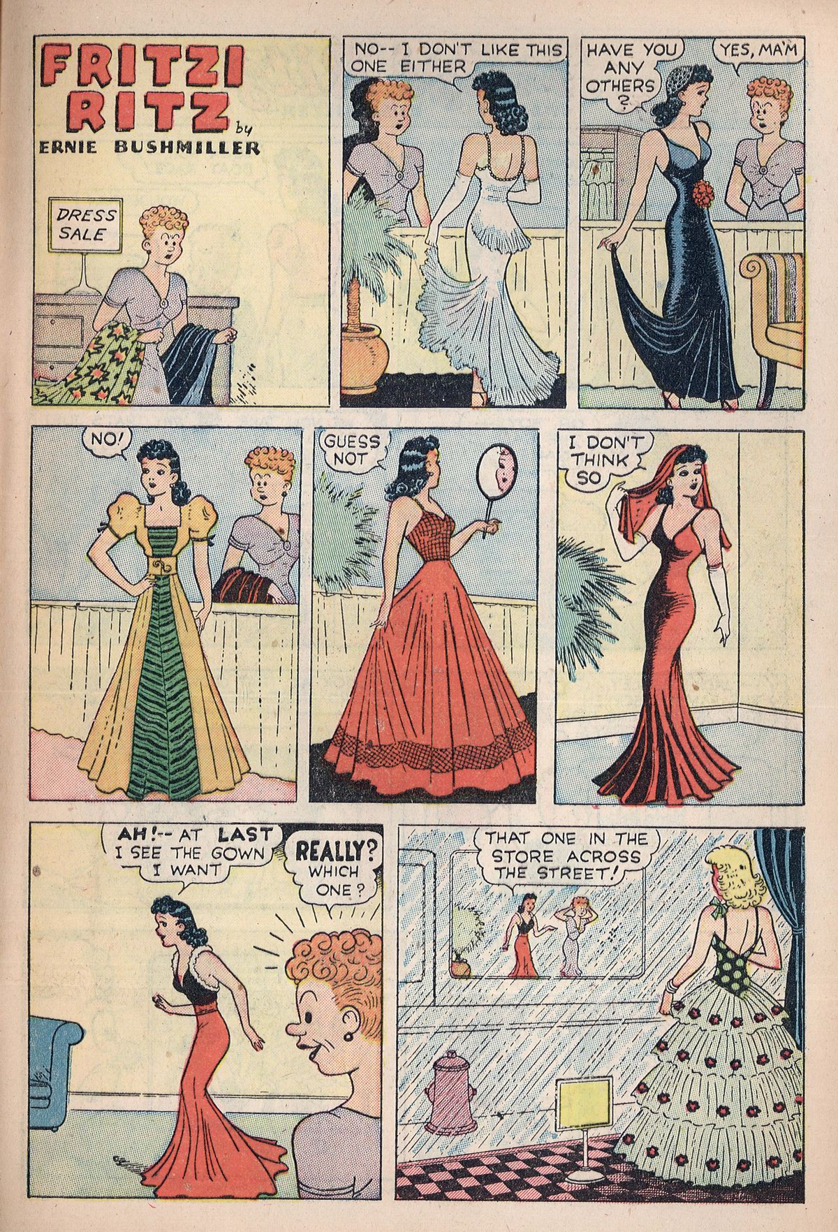 Read online Fritzi Ritz (1948) comic -  Issue #5 - 29