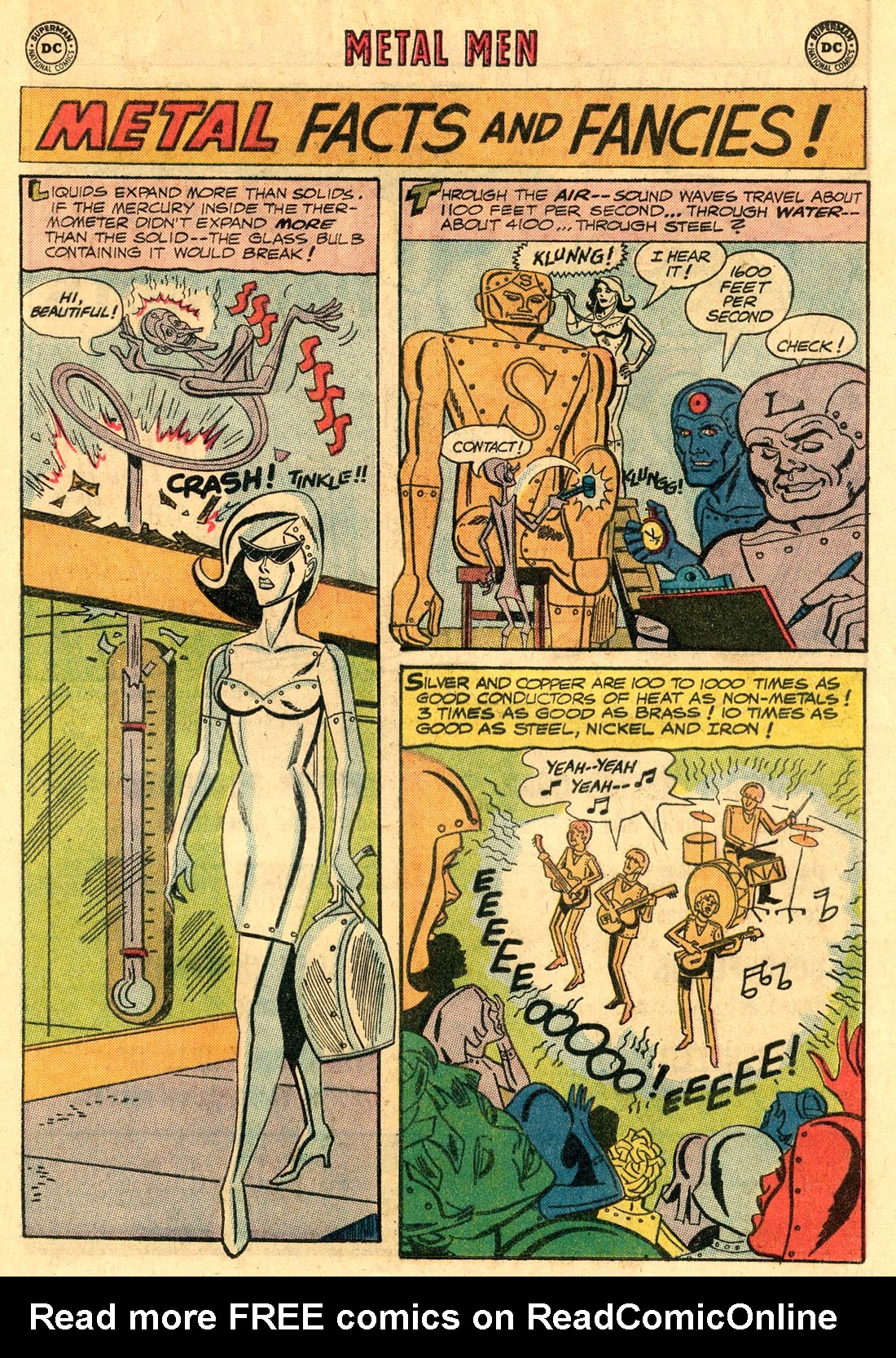 Read online Metal Men (1963) comic -  Issue #12 - 13