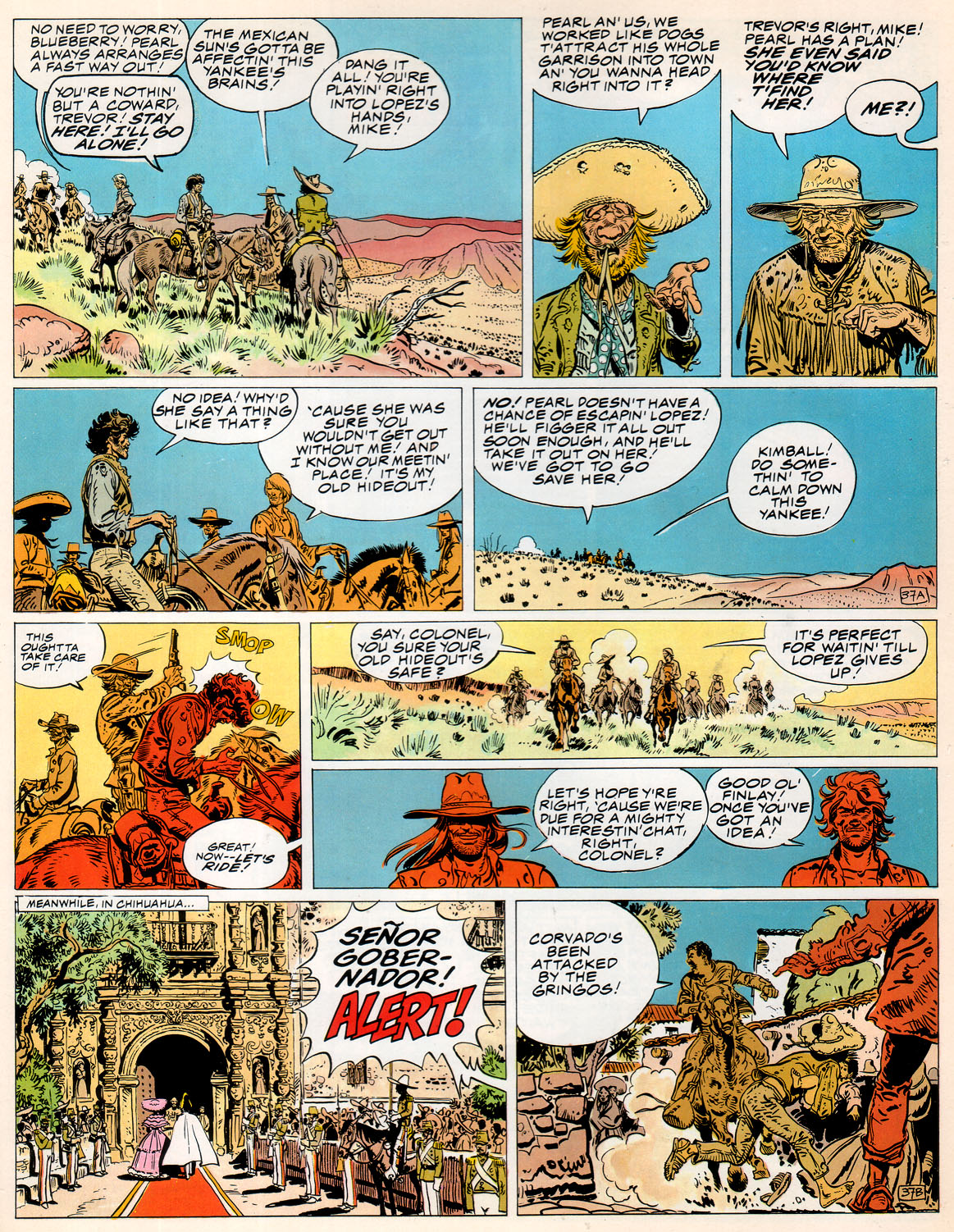 Read online Epic Graphic Novel: Blueberry comic -  Issue #1 - 89