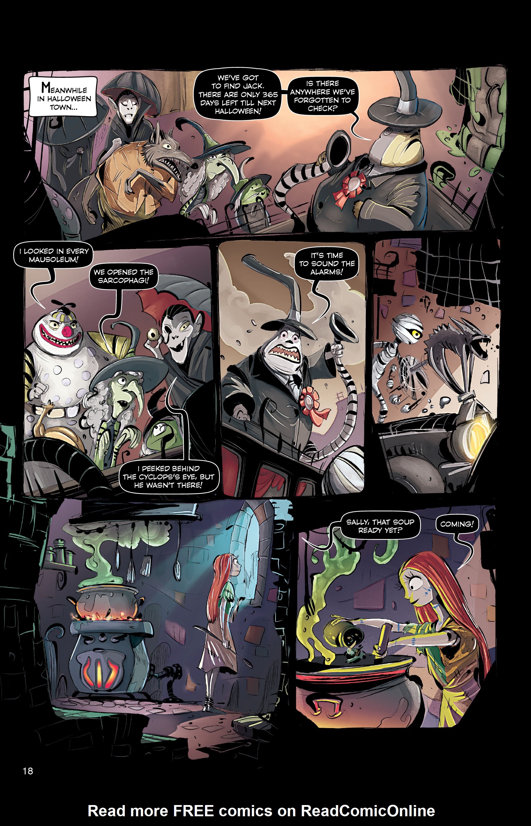 Read online Disney The Nightmare Before Christmas: The Story of the Movie in Comics comic -  Issue # Full - 17