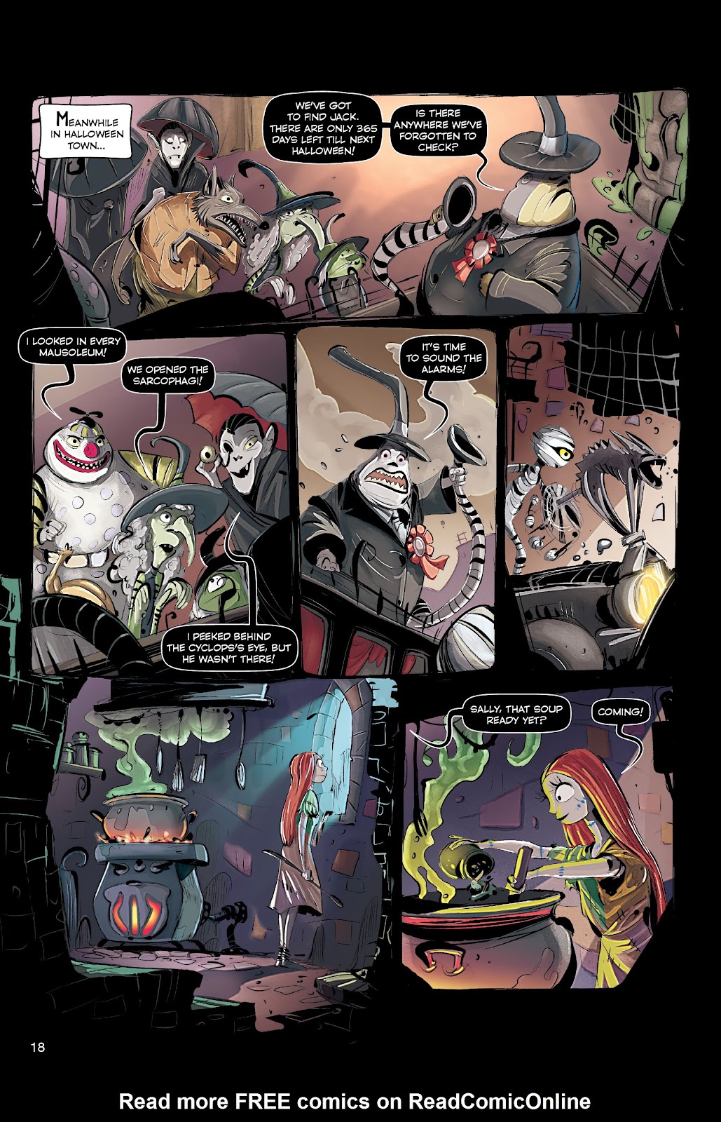 Disney The Nightmare Before Christmas: The Story of the Movie in Comics issue Full - Page 17