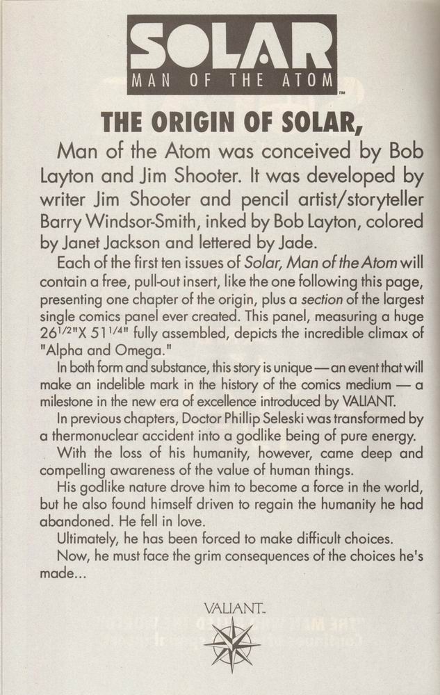 Read online Solar, Man of the Atom comic -  Issue #10 - 23