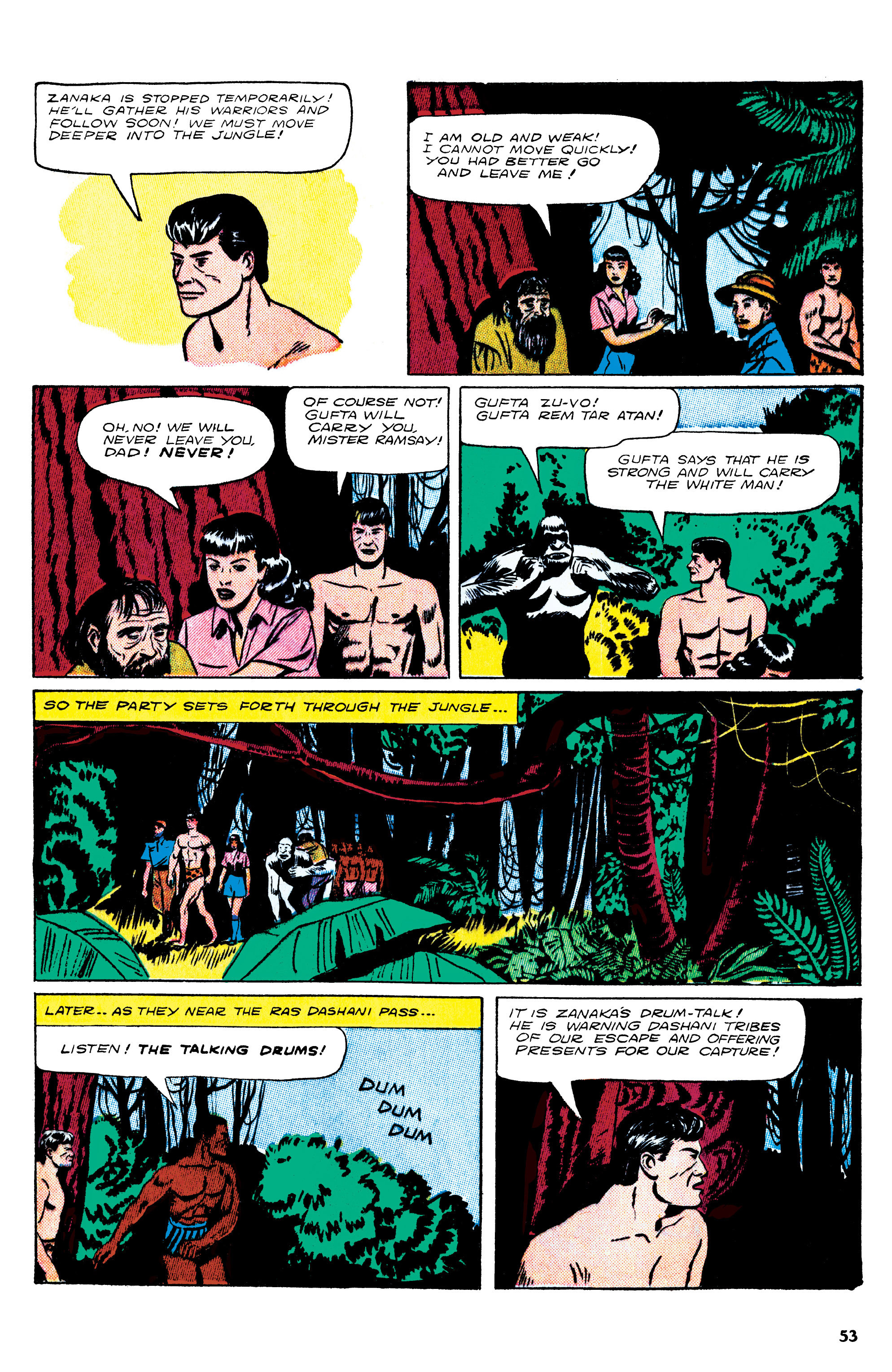 Read online Edgar Rice Burroughs Tarzan: The Jesse Marsh Years Omnibus comic -  Issue # TPB (Part 1) - 54