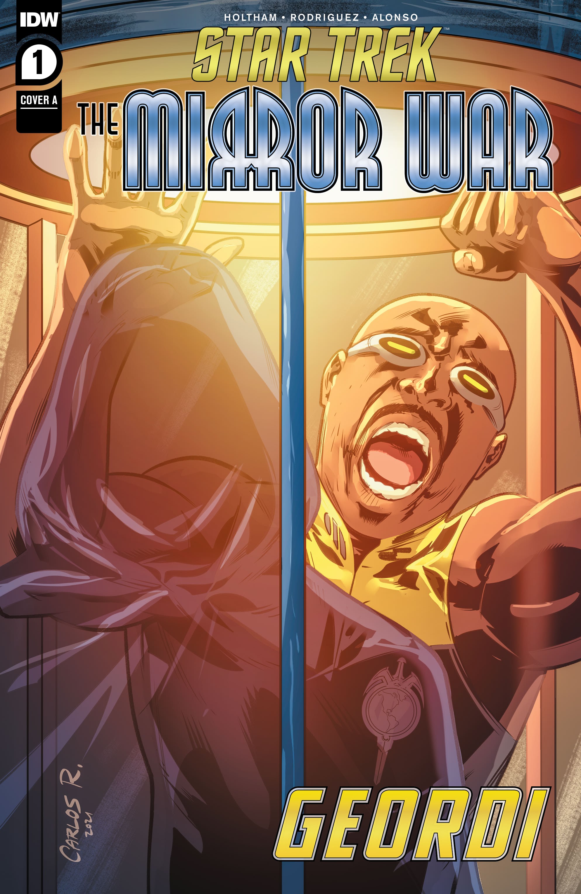 Read online Star Trek: The Mirror War - Captain LaForge comic -  Issue #1 - 1
