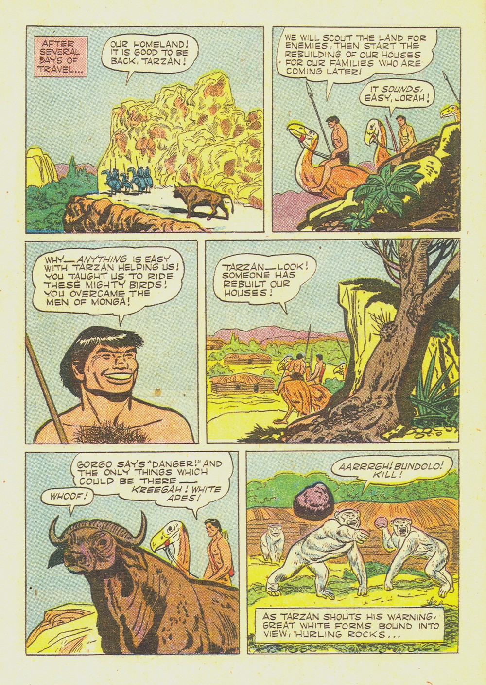 Read online Tarzan (1948) comic -  Issue #65 - 4