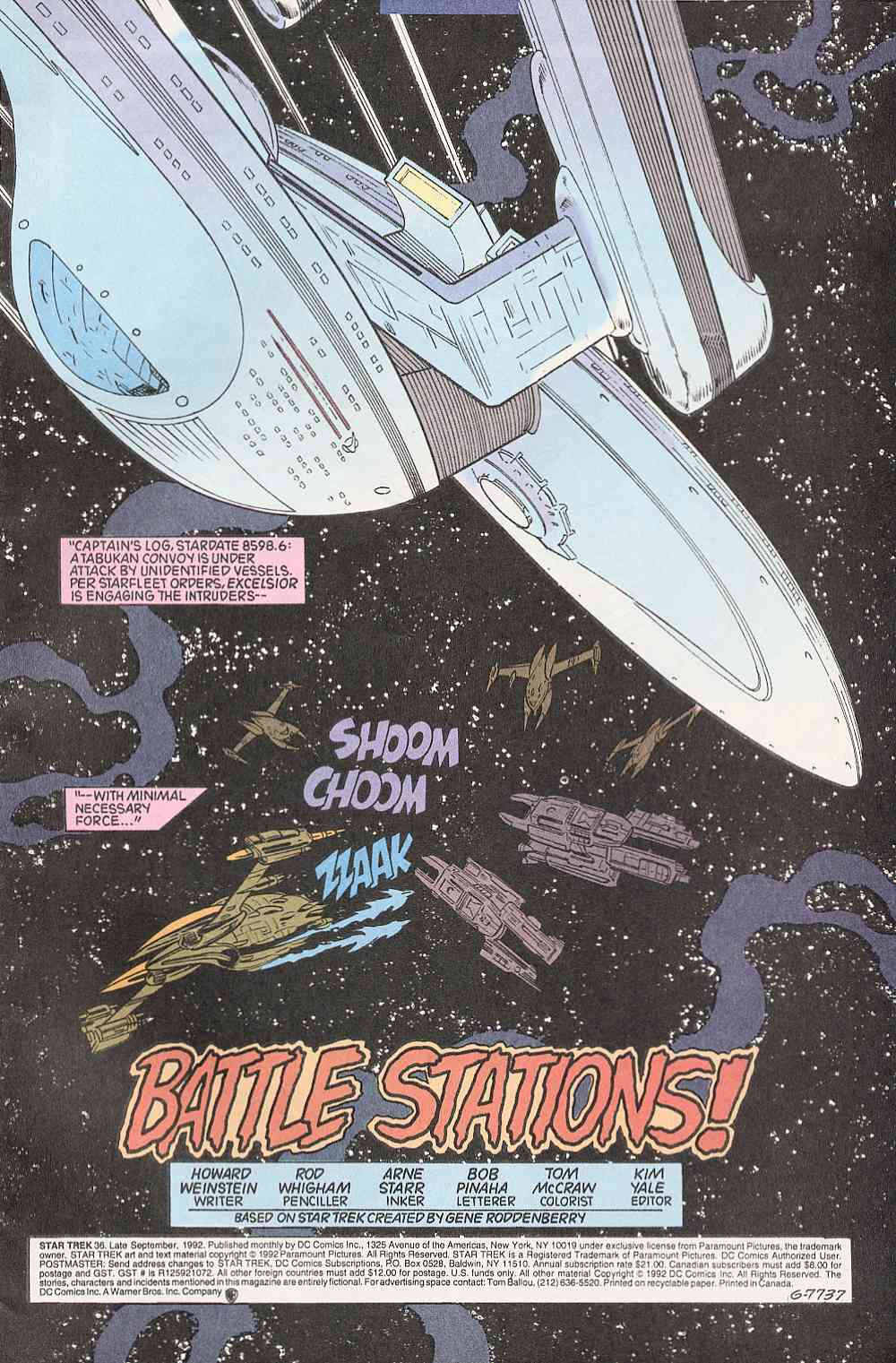 Read online Star Trek (1989) comic -  Issue #36 - 2