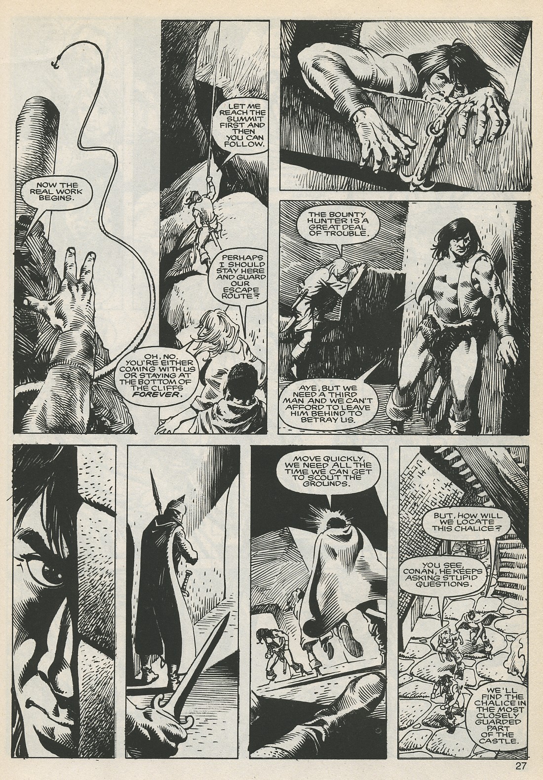 Read online The Savage Sword Of Conan comic -  Issue #127 - 27