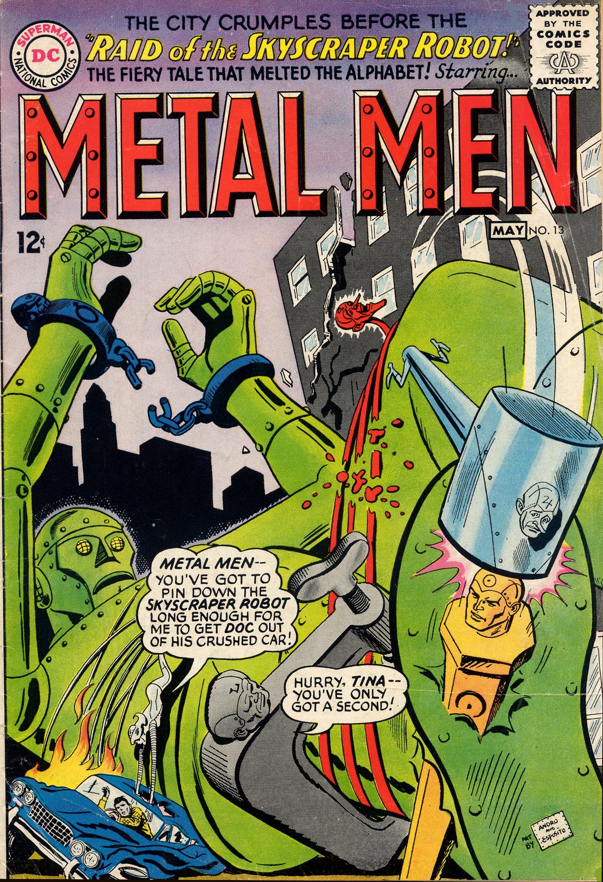 Read online Metal Men (1963) comic -  Issue #13 - 1