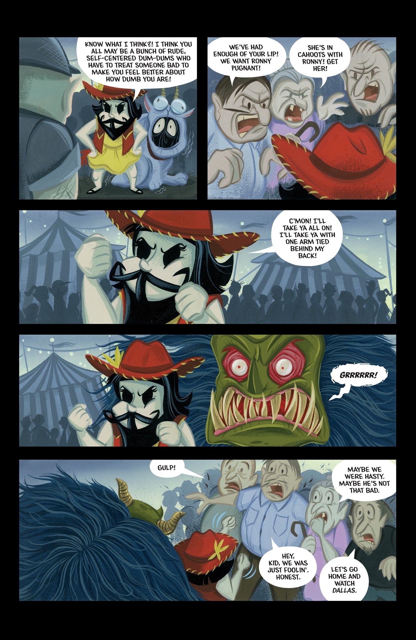 Read online Chimichanga: Sorrow of the World's Worst Face comic -  Issue #4 - 10