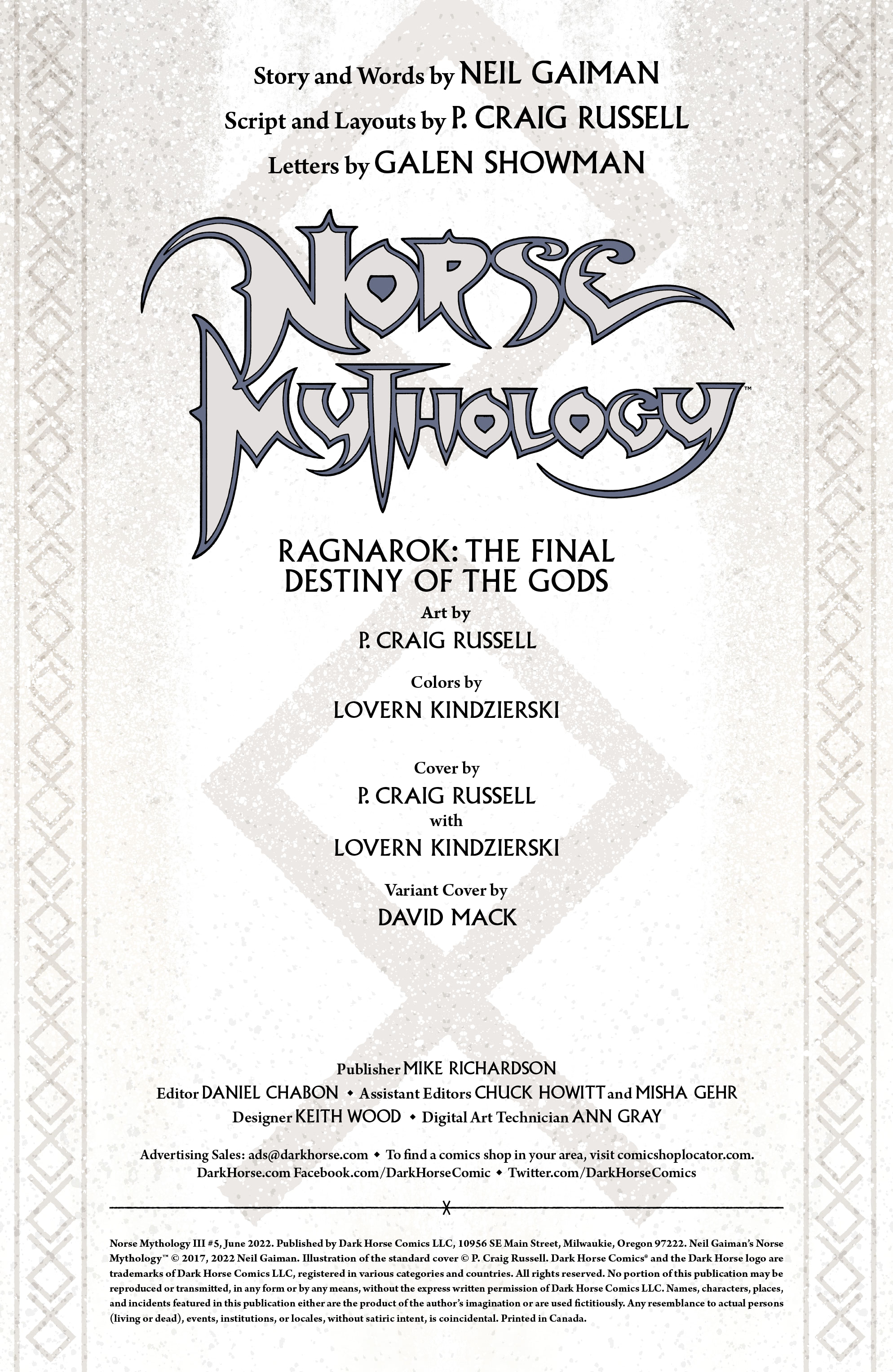 Read online Norse Mythology III comic -  Issue #5 - 2